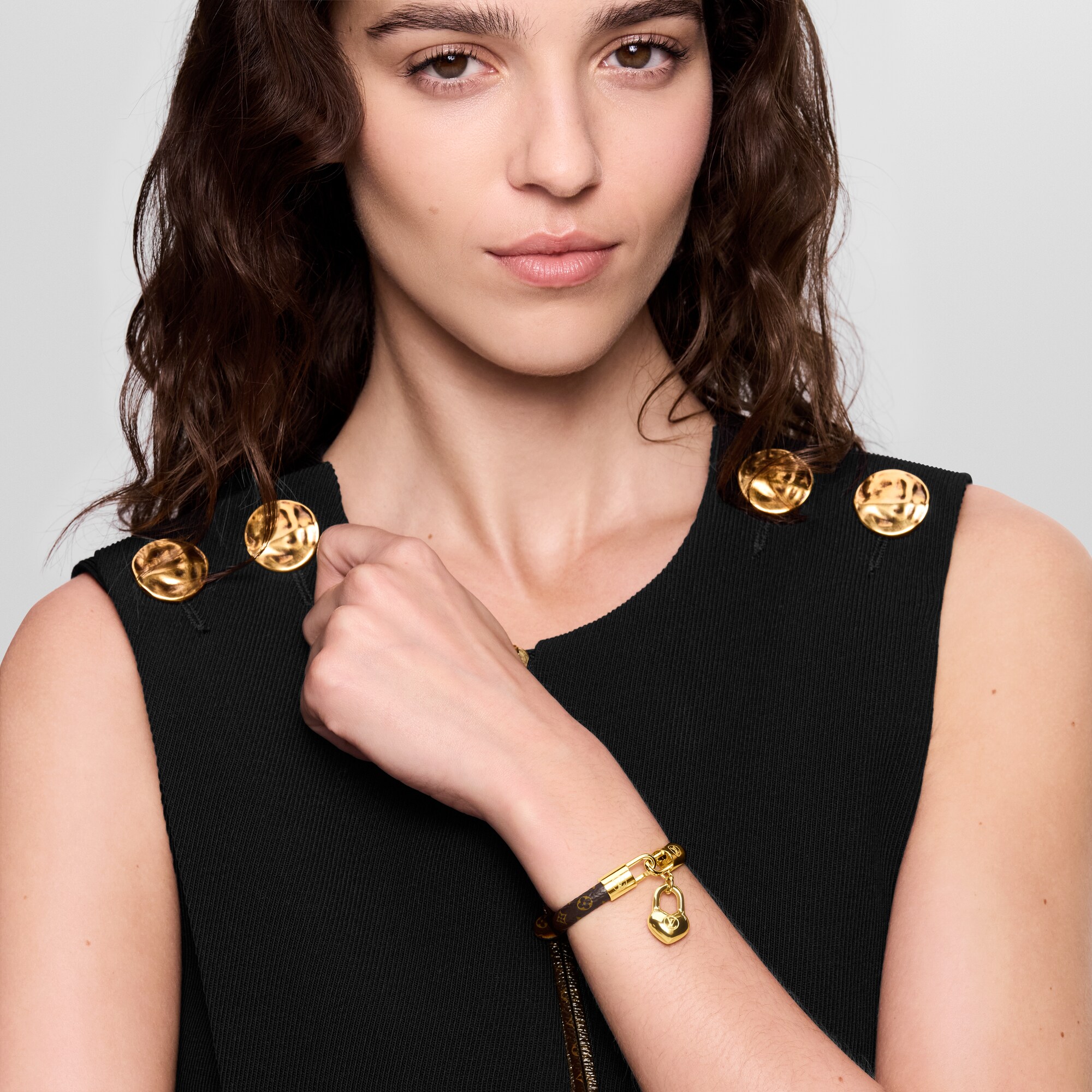 Pulsera Crazy In Lock Charm Otros pieles Mujer Bisutería Toda la bisutería | LOUIS VUITTON (Zoom de producto)