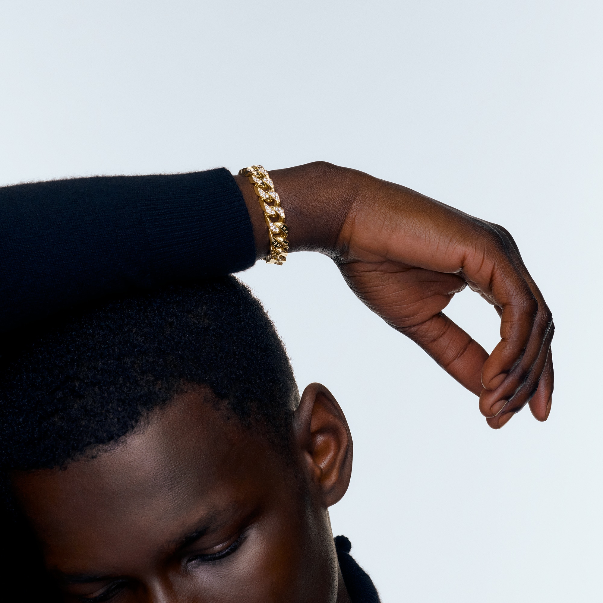 Pulsera Cuban Chain de oro amarillo y diamantes  Les Extraordinaires Joyería Pulseras | LOUIS VUITTON (Zoom de producto)