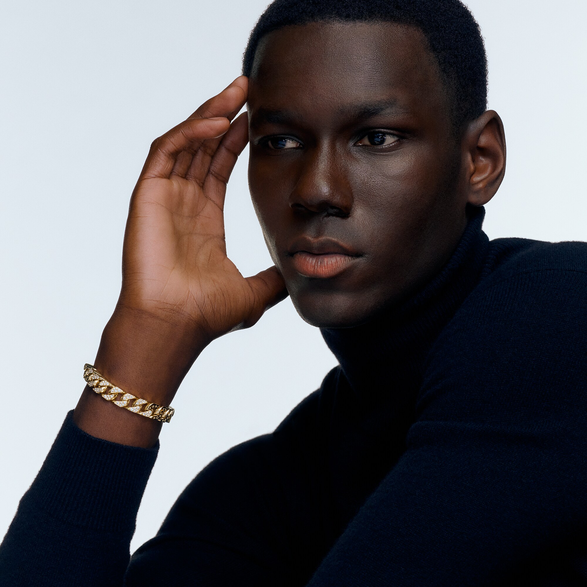 Pulsera Cuban Chain de oro amarillo y diamantes  Les Extraordinaires Joyería Pulseras | LOUIS VUITTON (Zoom de producto)