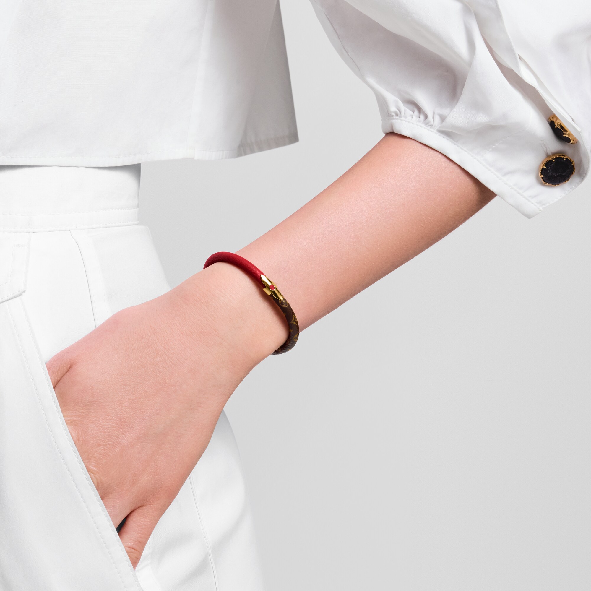 Pulsera Daily Confidential Lona Monogram Mujer Bisutería Toda la bisutería | LOUIS VUITTON (Zoom de producto)
