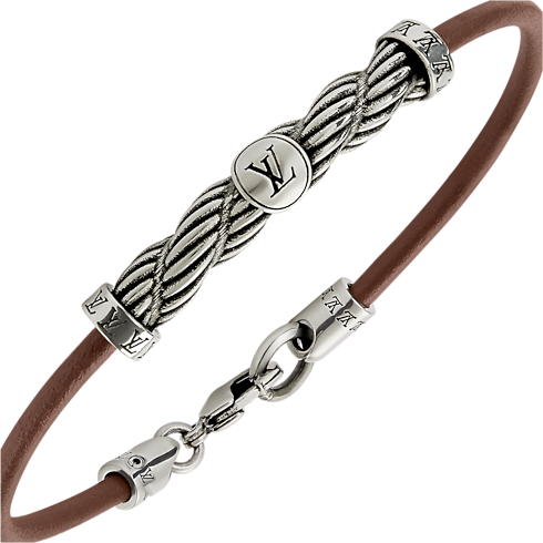 Pulsera de piel LV Braids Otros pieles Hombre Accesorios Todos los accesorios | LOUIS VUITTON (Zoom de producto)