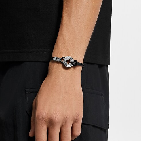Pulsera en piel LV Tic Tac Toe Hombre Accesorios Todos los accesorios | LOUIS VUITTON (Zoom de producto)
