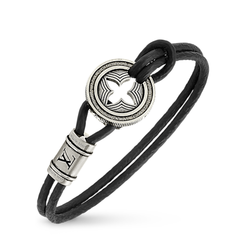 Pulsera en piel LV Tic Tac Toe Hombre Accesorios Todos los accesorios | LOUIS VUITTON (Zoom de producto)
