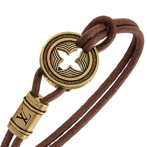 Pulsera en piel LV Tic Tac Toe Hombre Accesorios Todos los accesorios | LOUIS VUITTON (Zoom de producto)