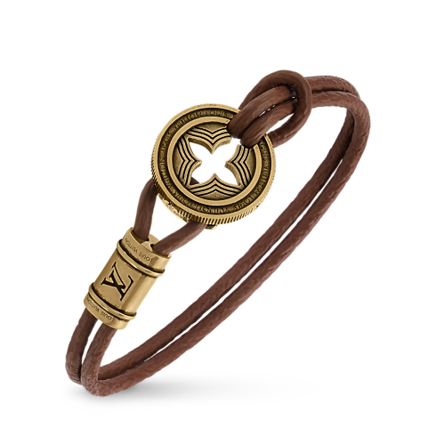 Pulsera en piel LV Tic Tac Toe Hombre Accesorios Todos los accesorios | LOUIS VUITTON (Zoom de producto)
