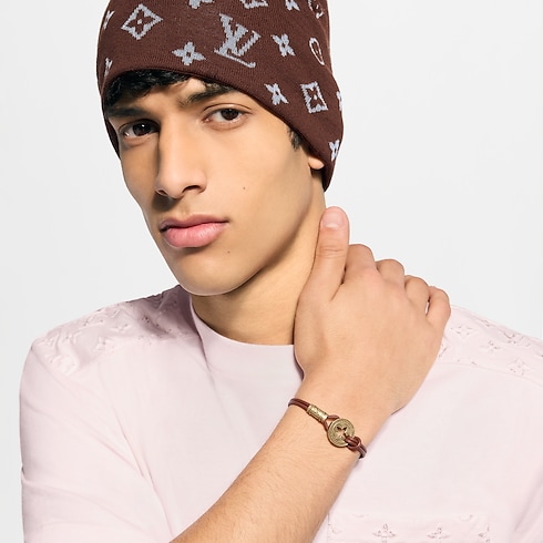 Pulsera en piel LV Tic Tac Toe Hombre Accesorios Todos los accesorios | LOUIS VUITTON (Zoom de producto)
