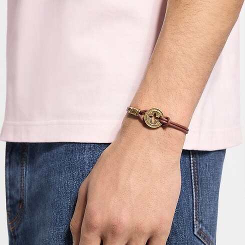 Pulsera en piel LV Tic Tac Toe Hombre Accesorios Todos los accesorios | LOUIS VUITTON (Zoom de producto)