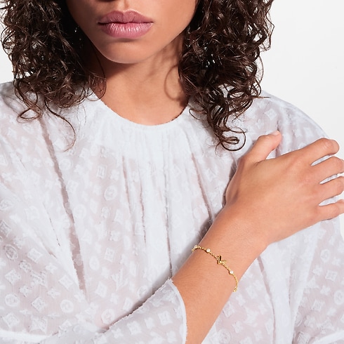 Pulsera Essential V Strass PM S00 Mujer Bisutería Pulseras | LOUIS VUITTON (Zoom de producto)