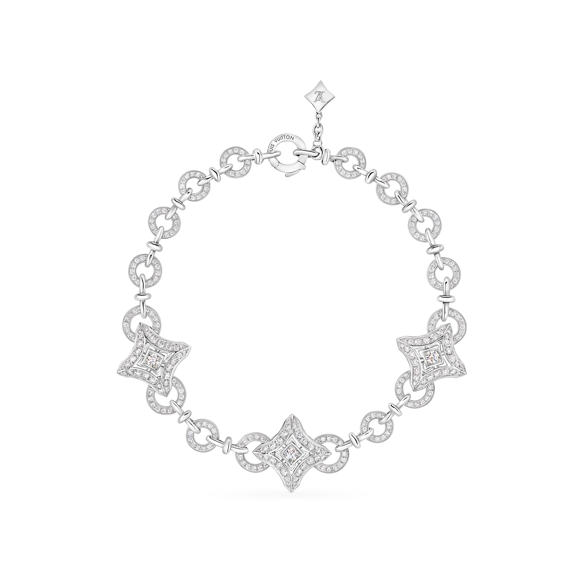Pulsera Ever Blossom de oro blanco y diamantes  Joyería Categorías Pulseras | LOUIS VUITTON (Zoom de producto)