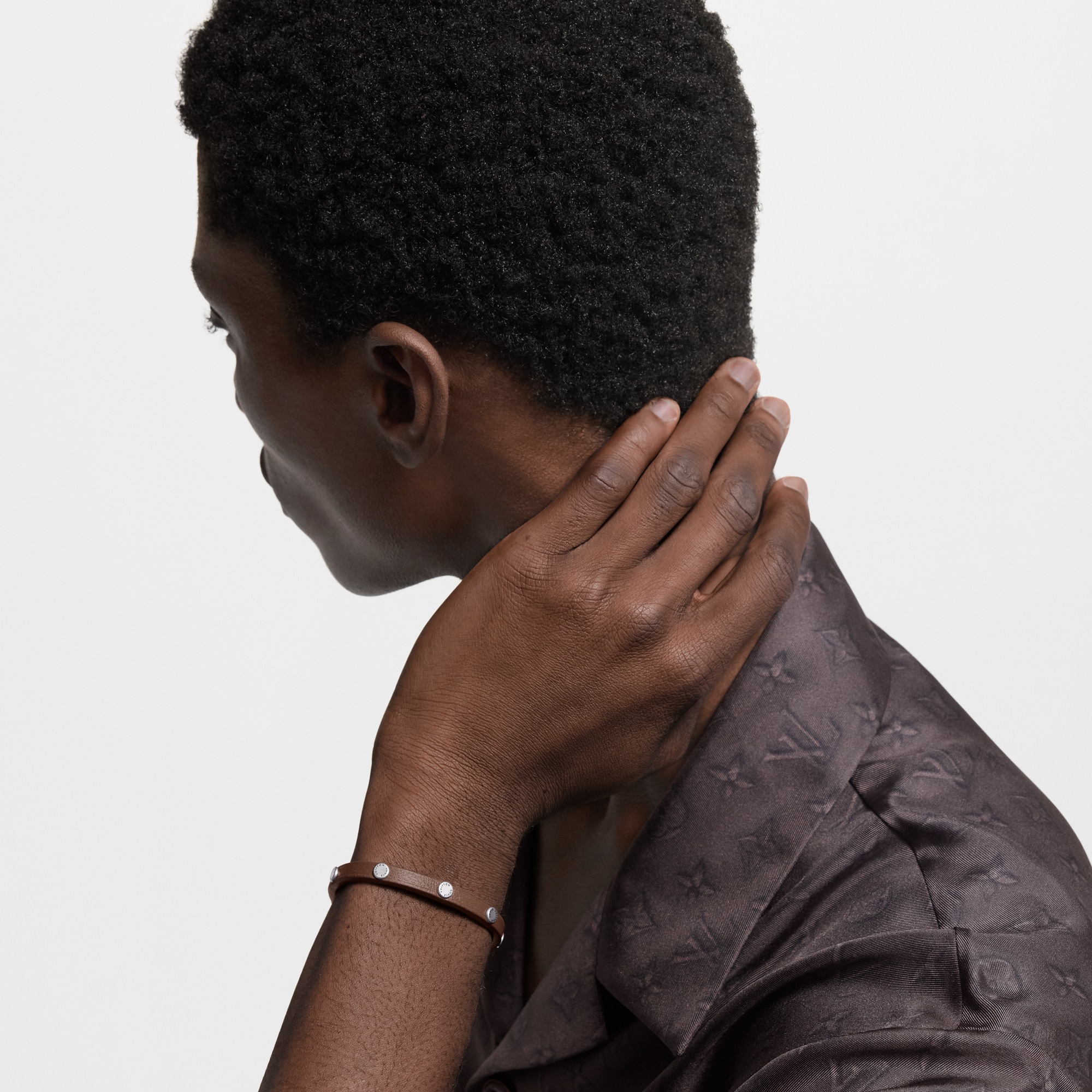 Pulsera Flower Edge Stud  Hombre Joyería Pulseras | LOUIS VUITTON (Zoom de producto)