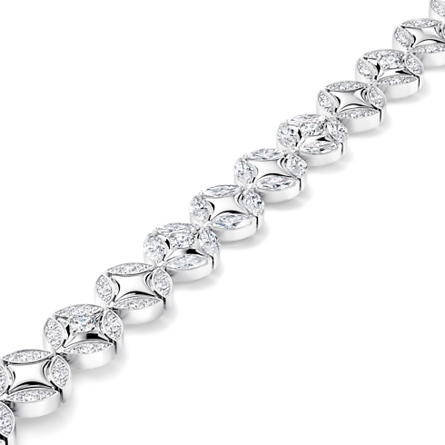 Pulsera Galaxie de oro blanco y diamantes Les Extraordinaires Joyería Pulseras | LOUIS VUITTON (Zoom de producto)