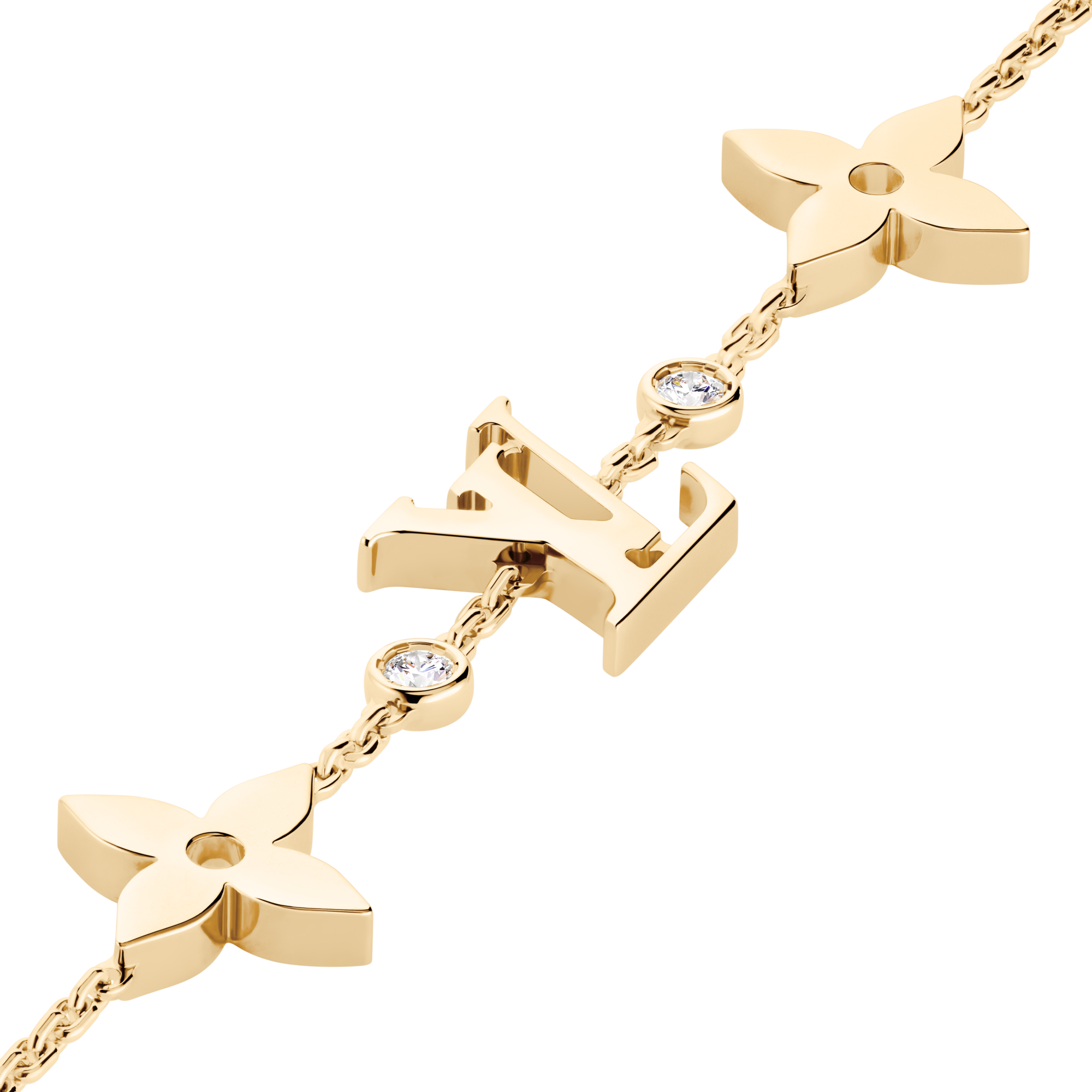 Pulsera Idylle Blossom Monogram De Oro Amarillo Y Diamantes  Joyería Categorías Joyería | LOUIS VUITTON (Zoom de producto)