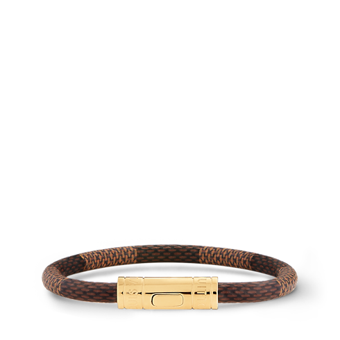 Pulsera Keep it Lona Damier Ebène Mujer Accesorios Nuevo esta temporada | LOUIS VUITTON (Zoom de producto)