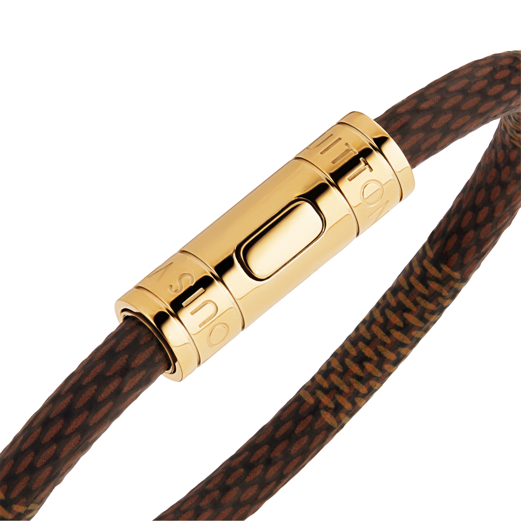 Pulsera Keep it Lona Damier Ebène Mujer Accesorios Nuevo esta temporada | LOUIS VUITTON (Zoom de producto)