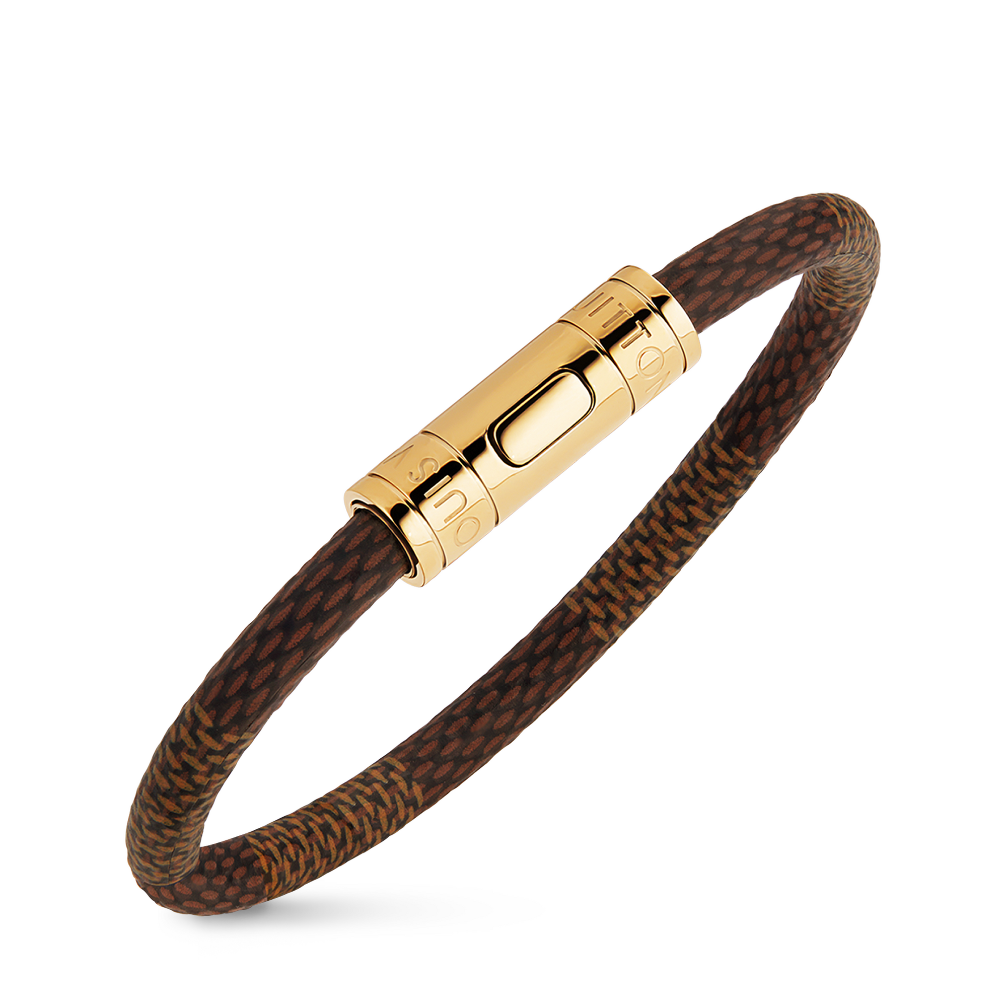 Pulsera Keep it Lona Damier Ebène Mujer Accesorios Nuevo esta temporada | LOUIS VUITTON (Zoom de producto)