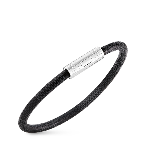 Pulsera Keep it Lona Damier Graphite Hombre Joyería Toda la bisutería | LOUIS VUITTON (Zoom de producto)