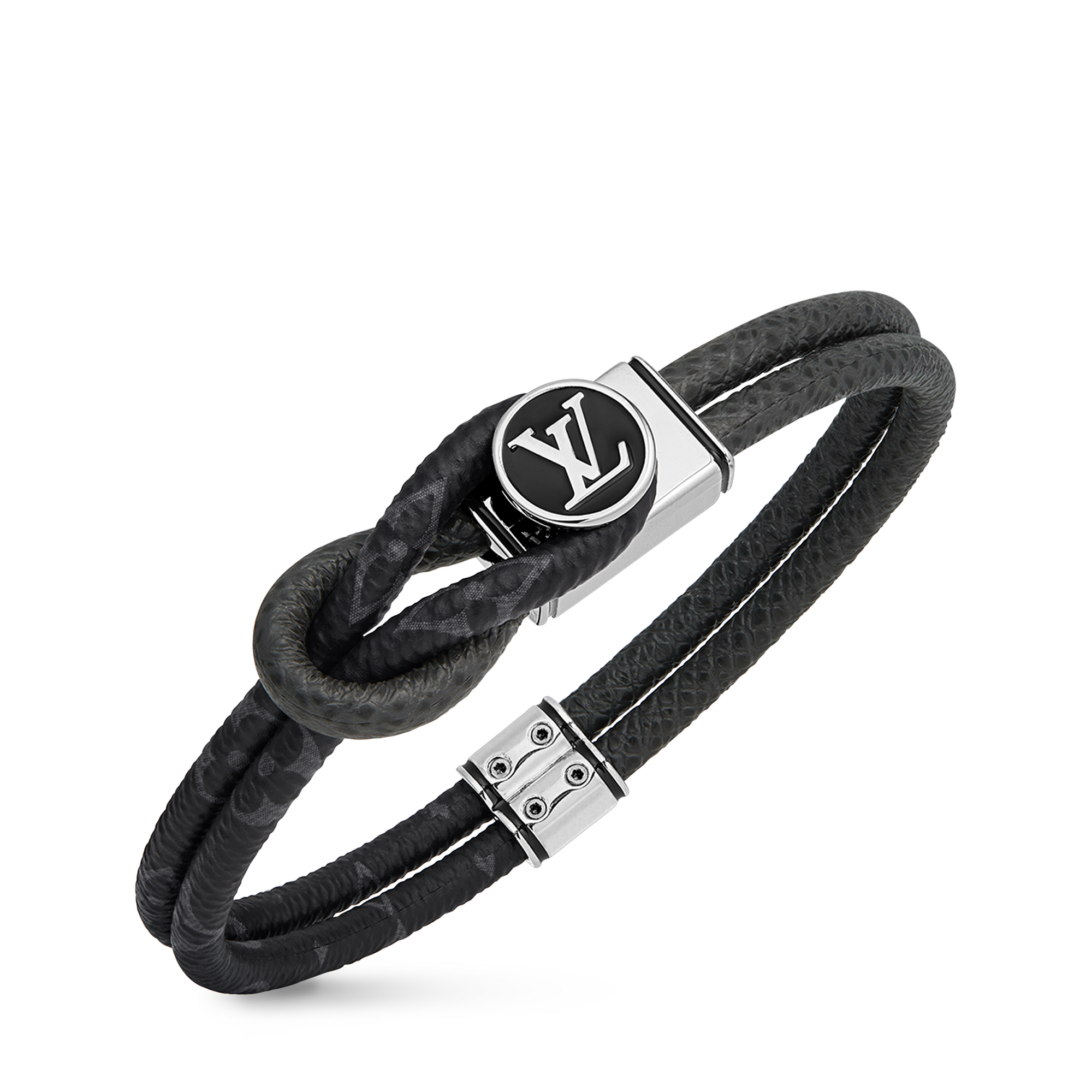 Pulsera Loop It Lona Monogram Eclipse Hombre Joyería Toda la bisutería | LOUIS VUITTON (Zoom de producto)