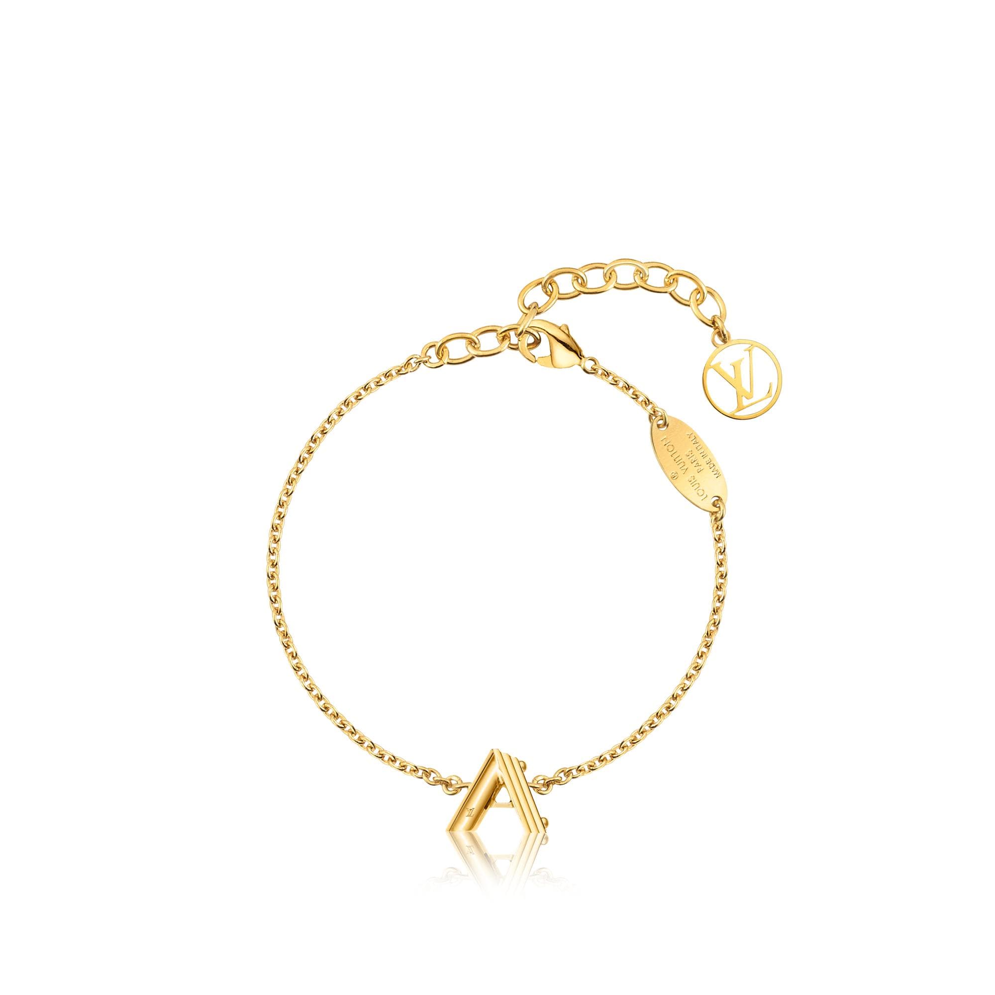 Pulsera LV & Me, letra A S00 Mujer Bisutería Toda la bisutería | LOUIS VUITTON (Zoom de producto)