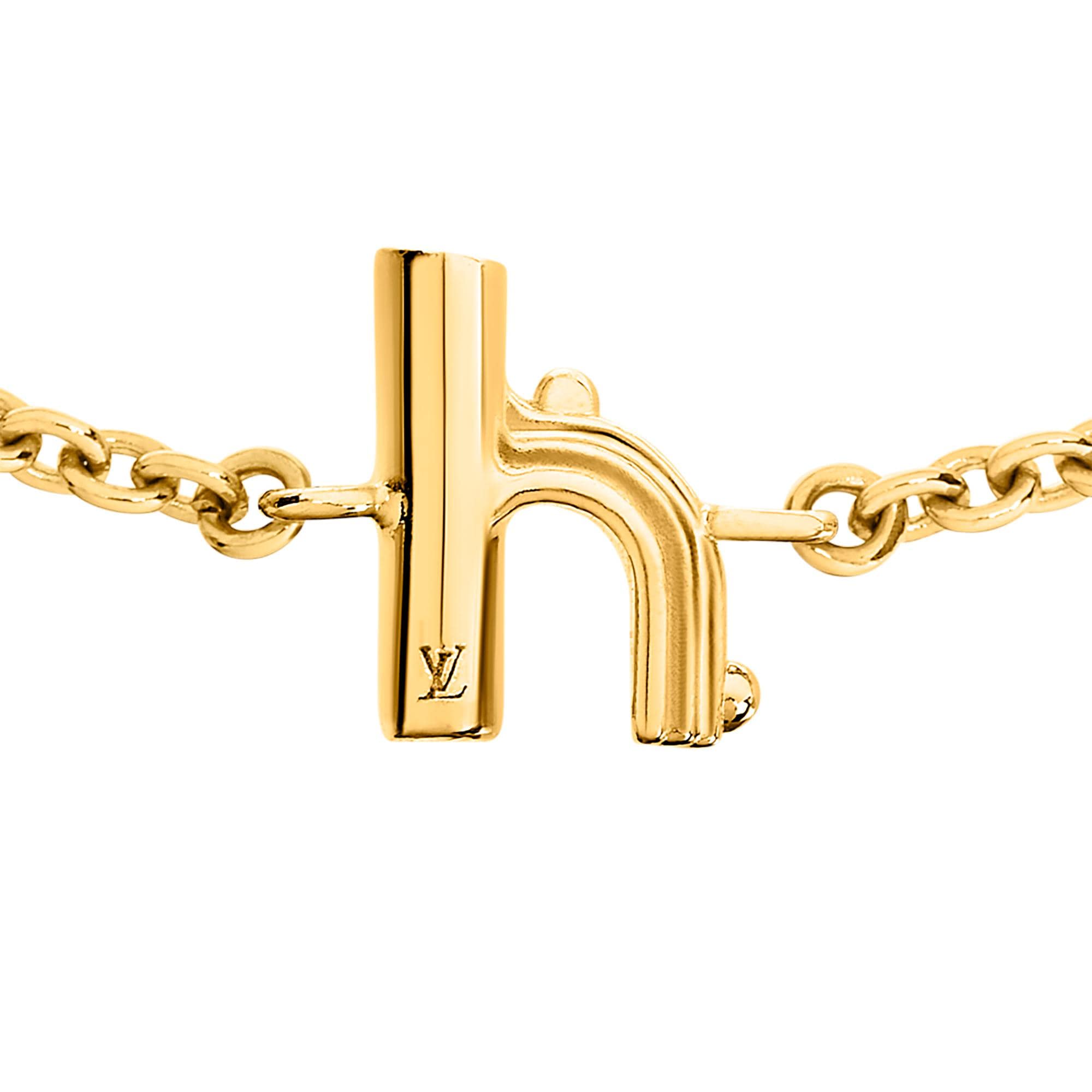 Pulsera LV & Me, letra H S00 Mujer Bisutería Toda la bisutería | LOUIS VUITTON (Zoom de producto)