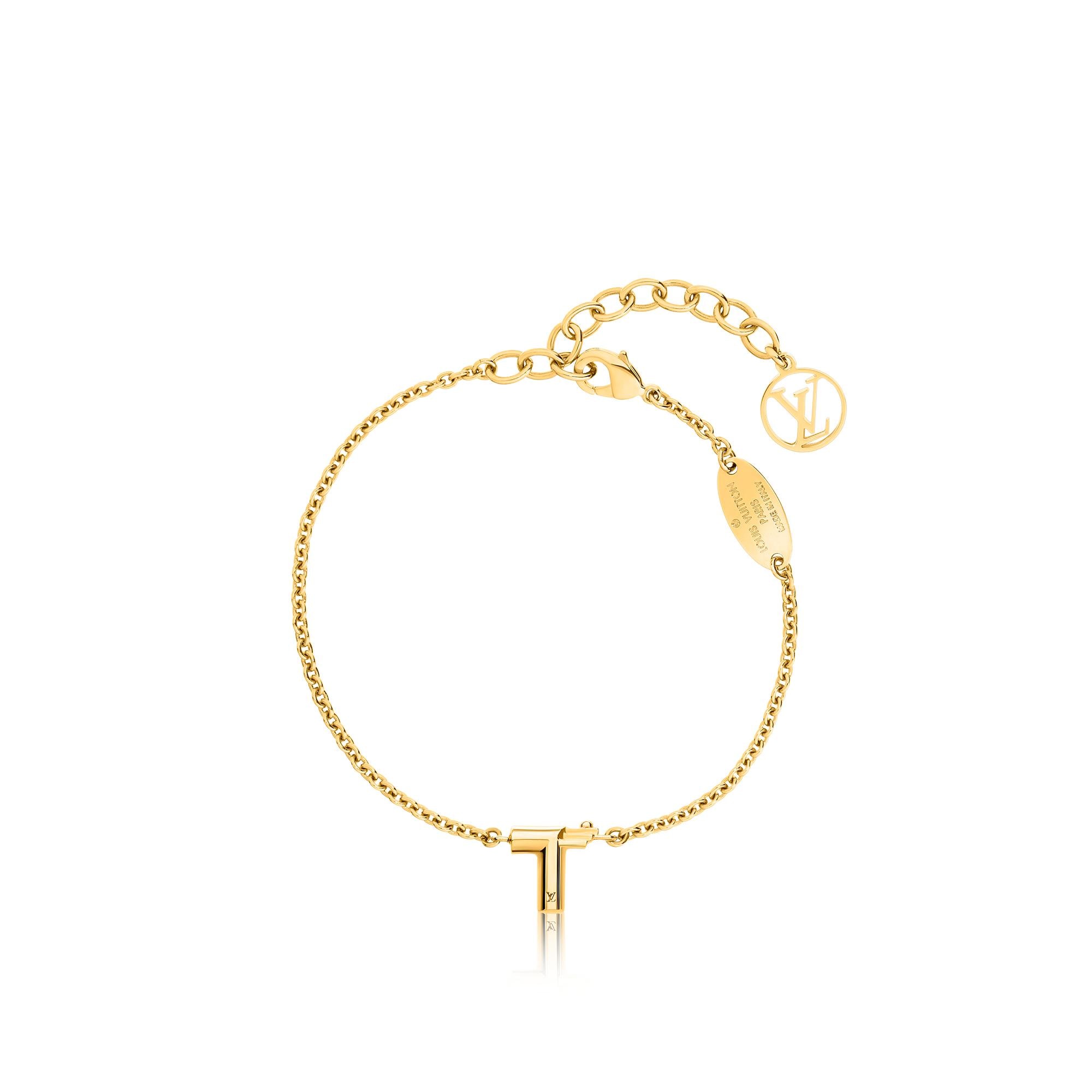 Pulsera LV & Me, letra T S00 Mujer Bisutería Toda la bisutería | LOUIS VUITTON (Zoom de producto)