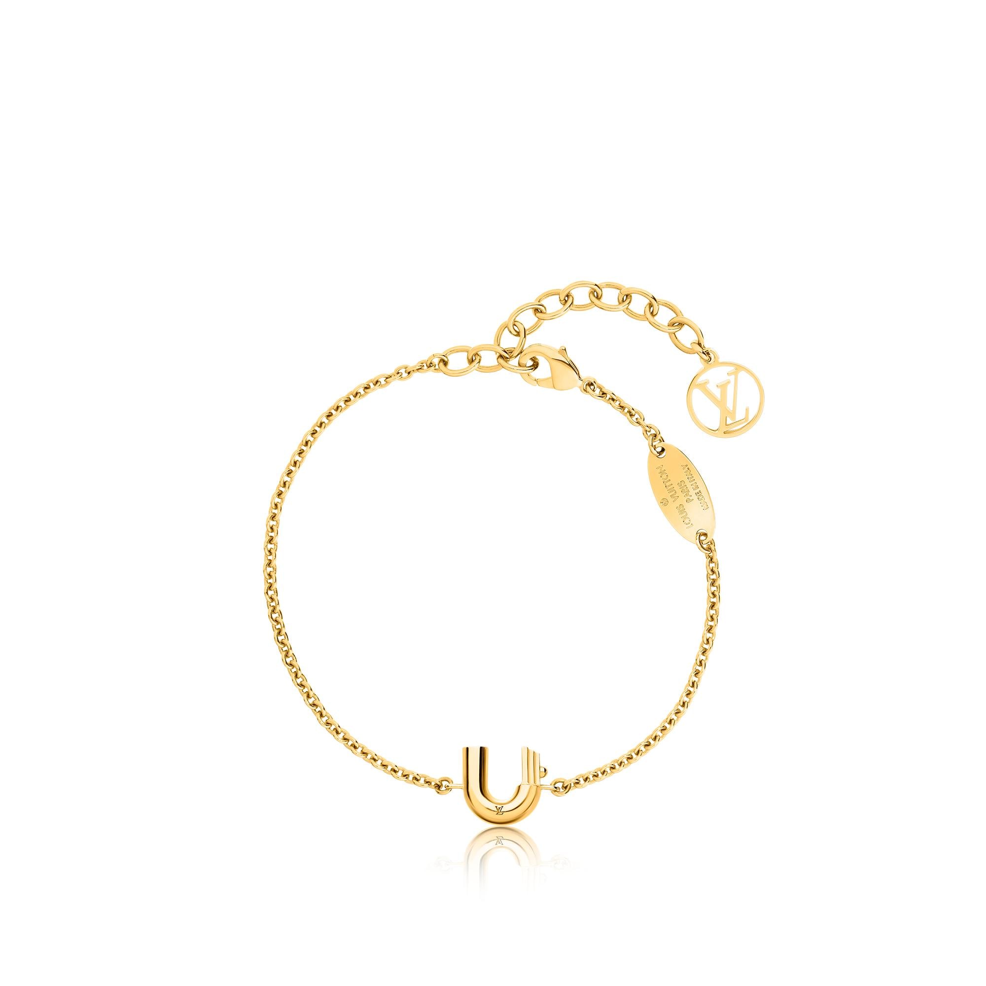 Pulsera LV & Me, letra U S00 Mujer Bisutería Toda la bisutería | LOUIS VUITTON (Zoom de producto)