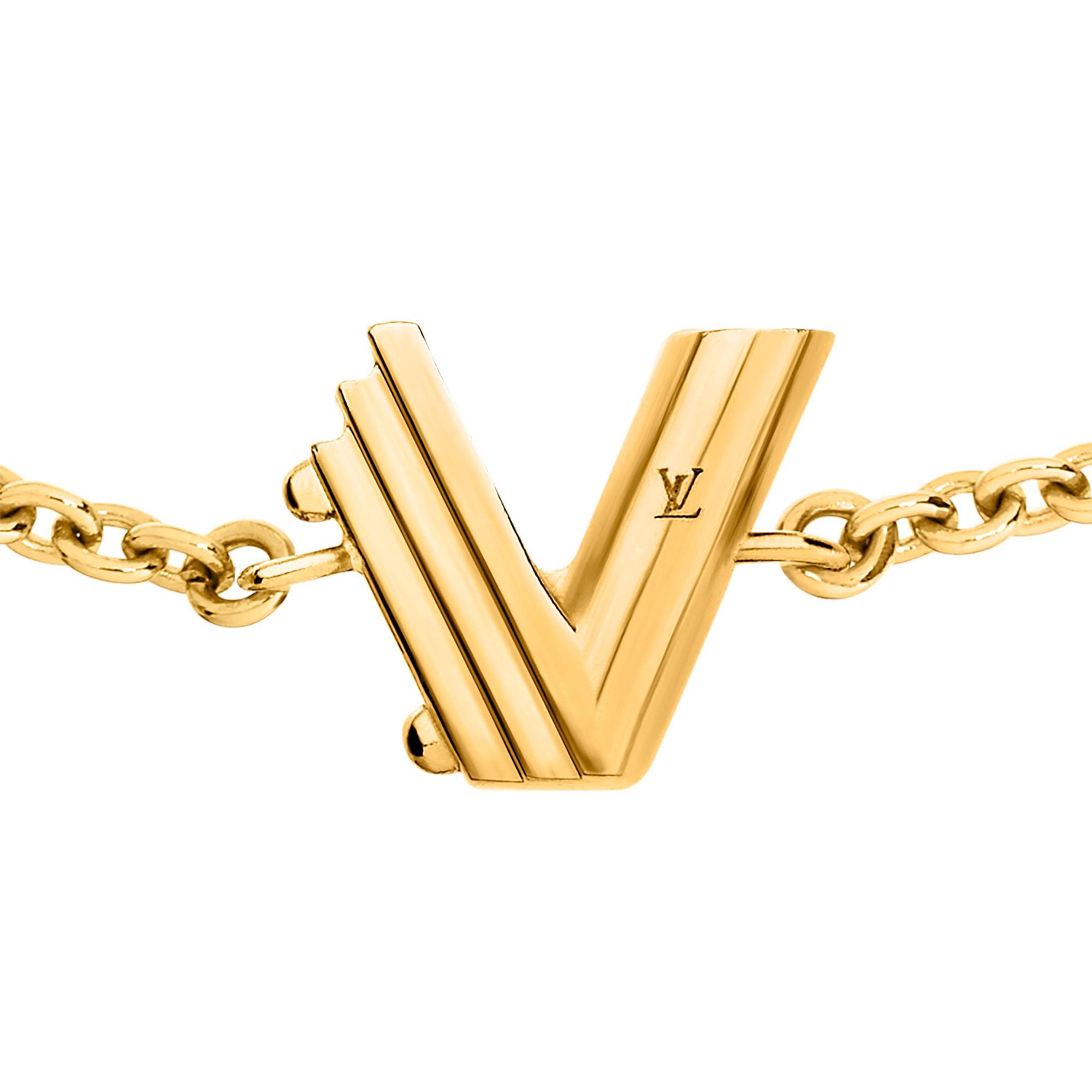 Pulsera LV & Me, letra V S00 Mujer Bisutería Toda la bisutería | LOUIS VUITTON (Zoom de producto)