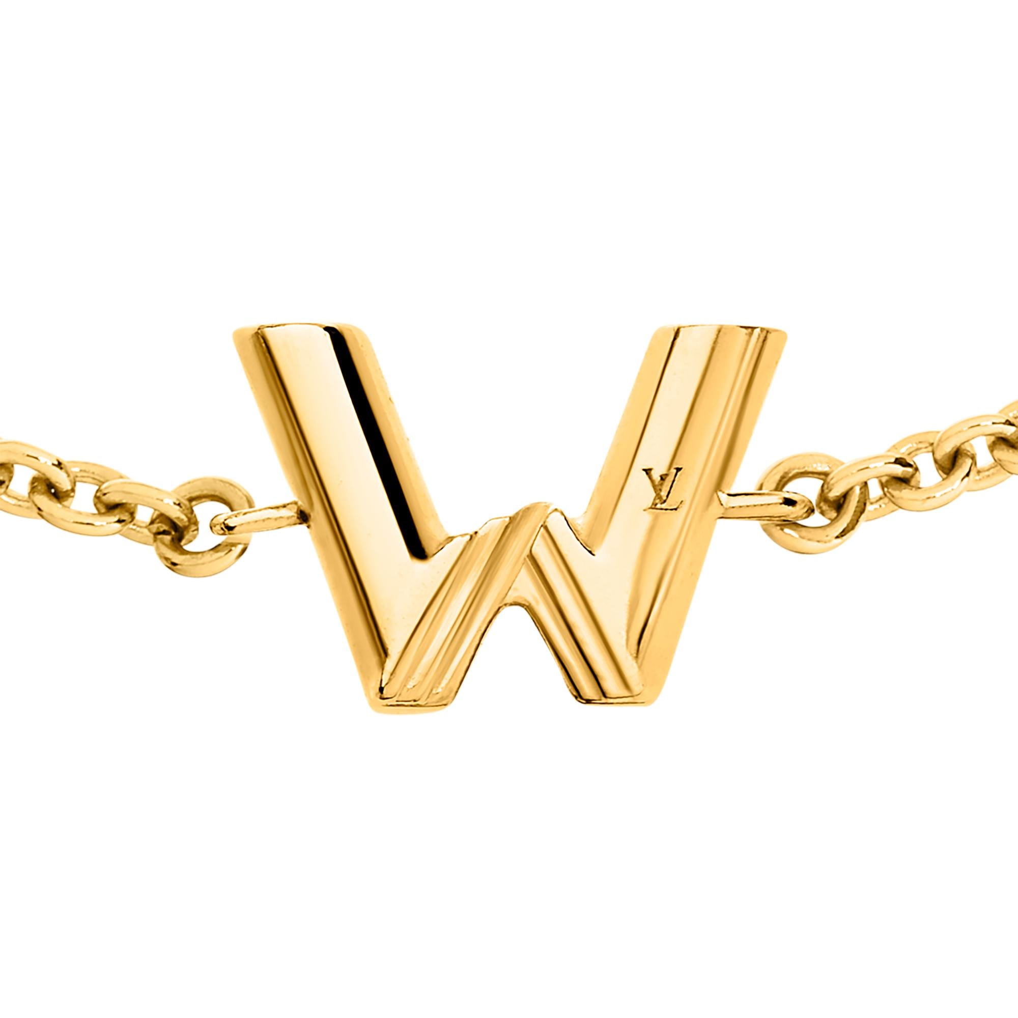 Pulsera LV & Me, letra W S00 Mujer Bisutería Toda la bisutería | LOUIS VUITTON (Zoom de producto)