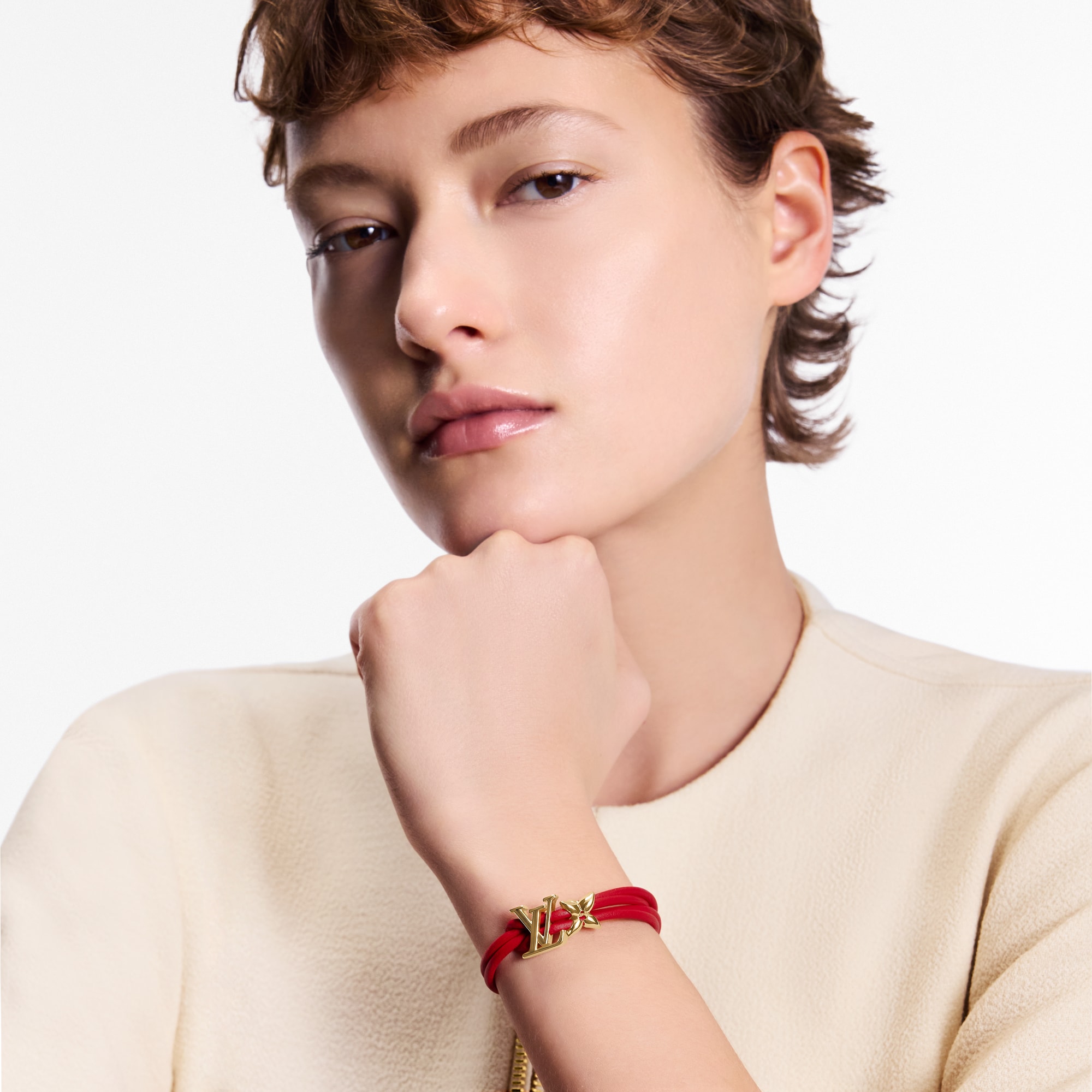 Pulsera LV Bloom Otros pieles Mujer Bisutería Pulseras | LOUIS VUITTON (Zoom de producto)