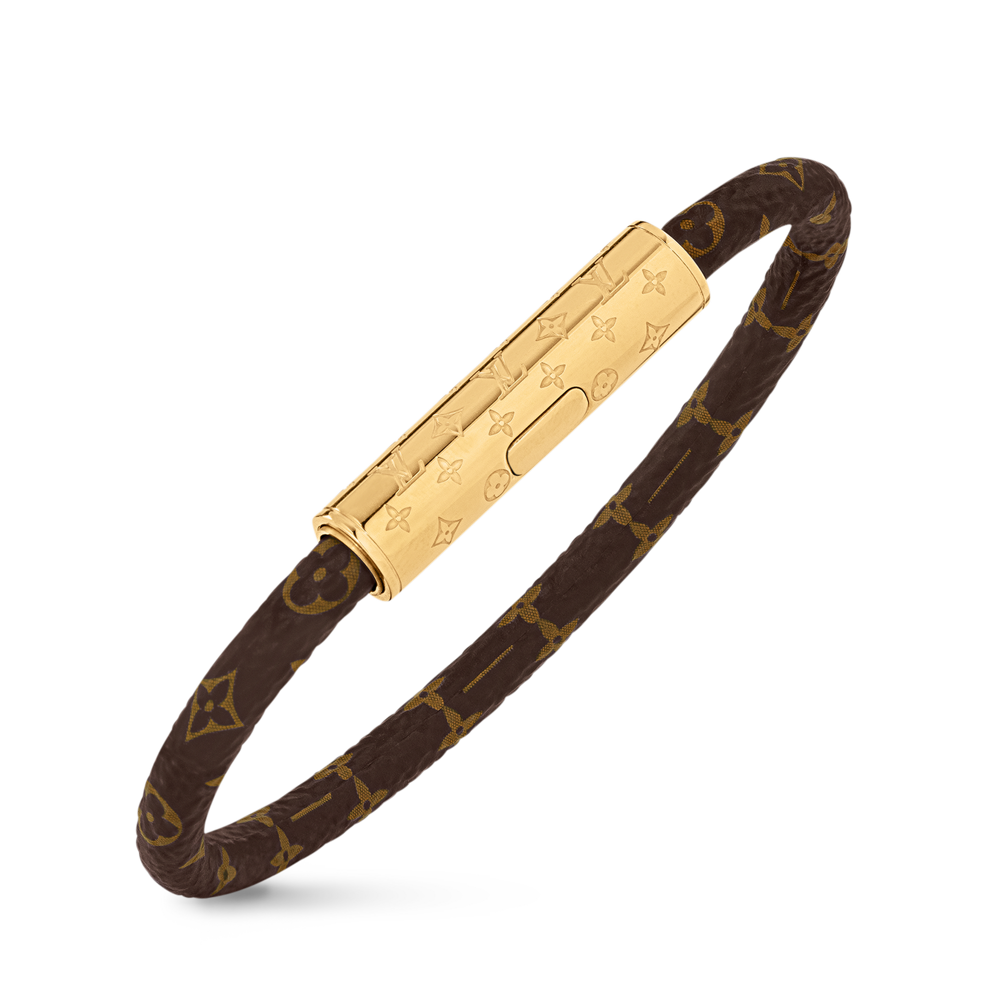 Pulsera LV Confidential Lona Monogram Mujer Bisutería Toda la bisutería | LOUIS VUITTON (Zoom de producto)