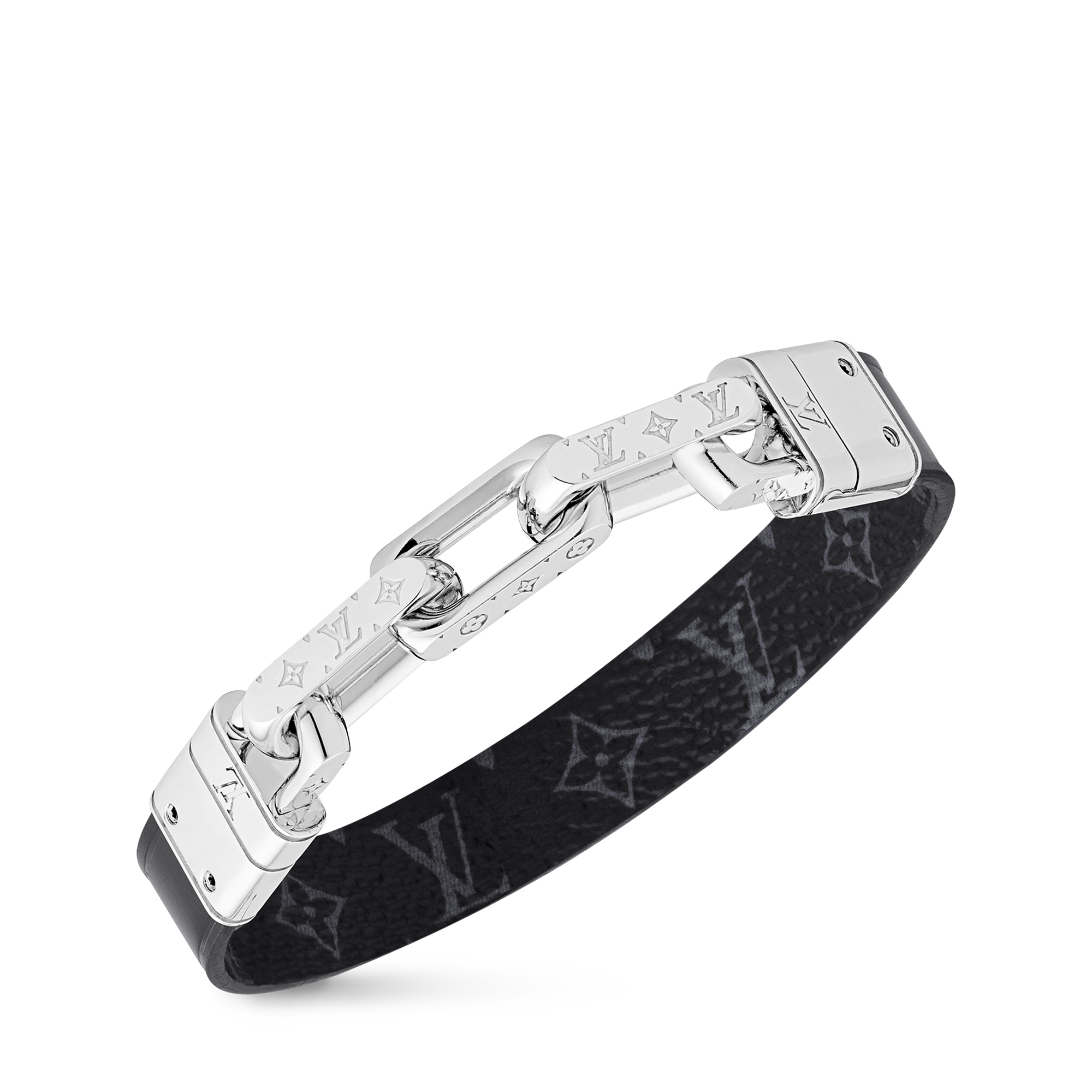 Pulsera LV Links Lona Monogram Hombre Joyería Pulseras | LOUIS VUITTON (Zoom de producto)