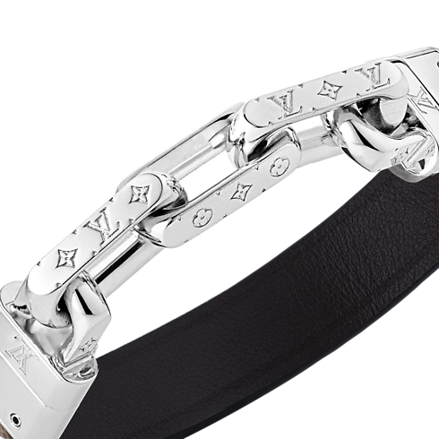 Pulsera LV Links Lona Monogram Hombre Joyería Pulseras | LOUIS VUITTON (Zoom de producto)