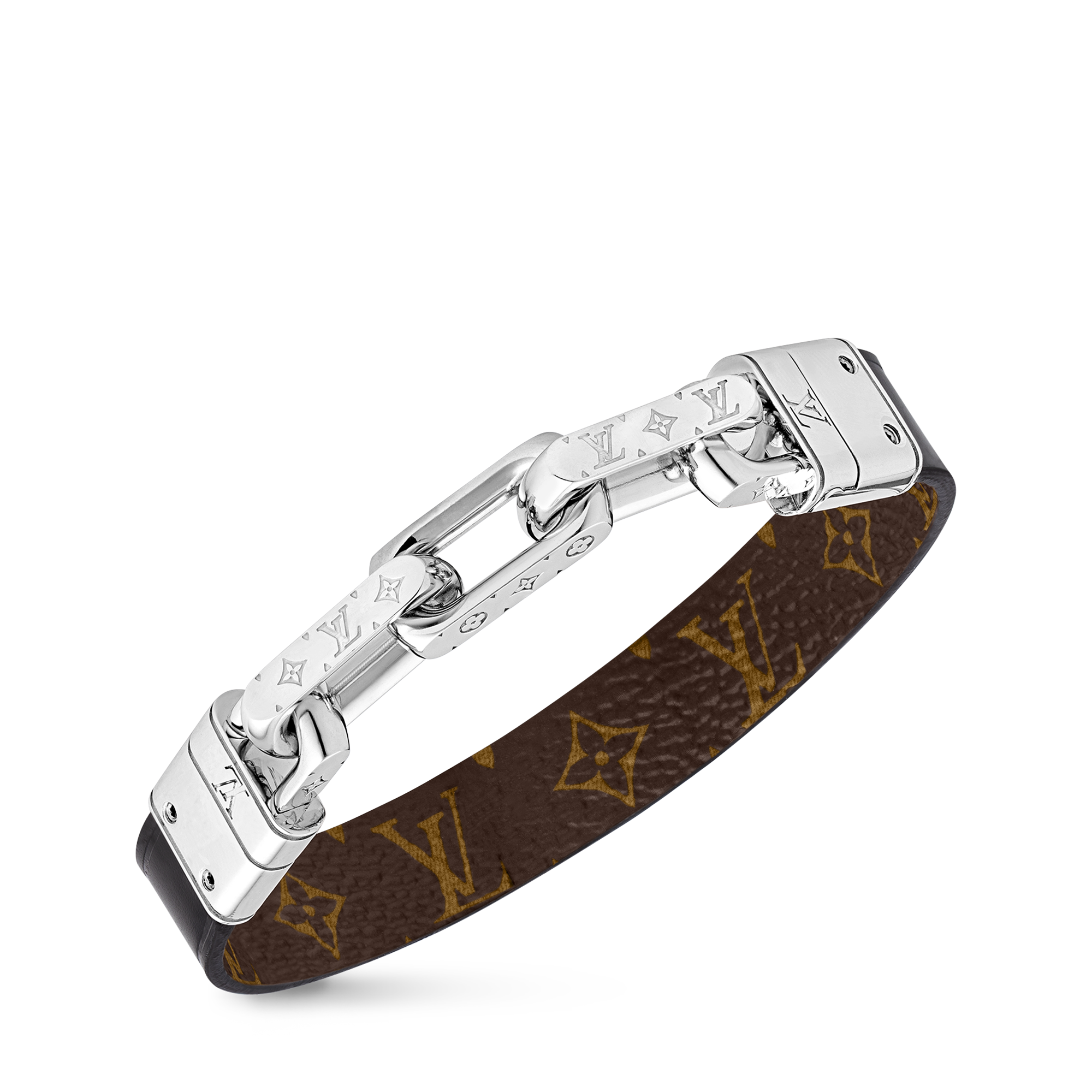 Pulsera LV Links Lona Monogram Hombre Joyería Pulseras | LOUIS VUITTON (Zoom de producto)