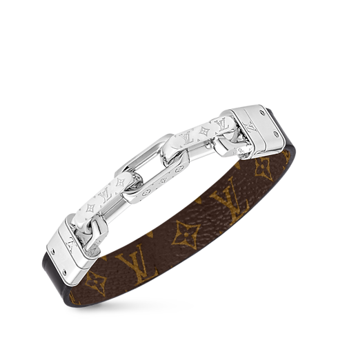 Pulsera LV Links Lona Monogram Hombre Joyería Pulseras | LOUIS VUITTON (Zoom de producto)