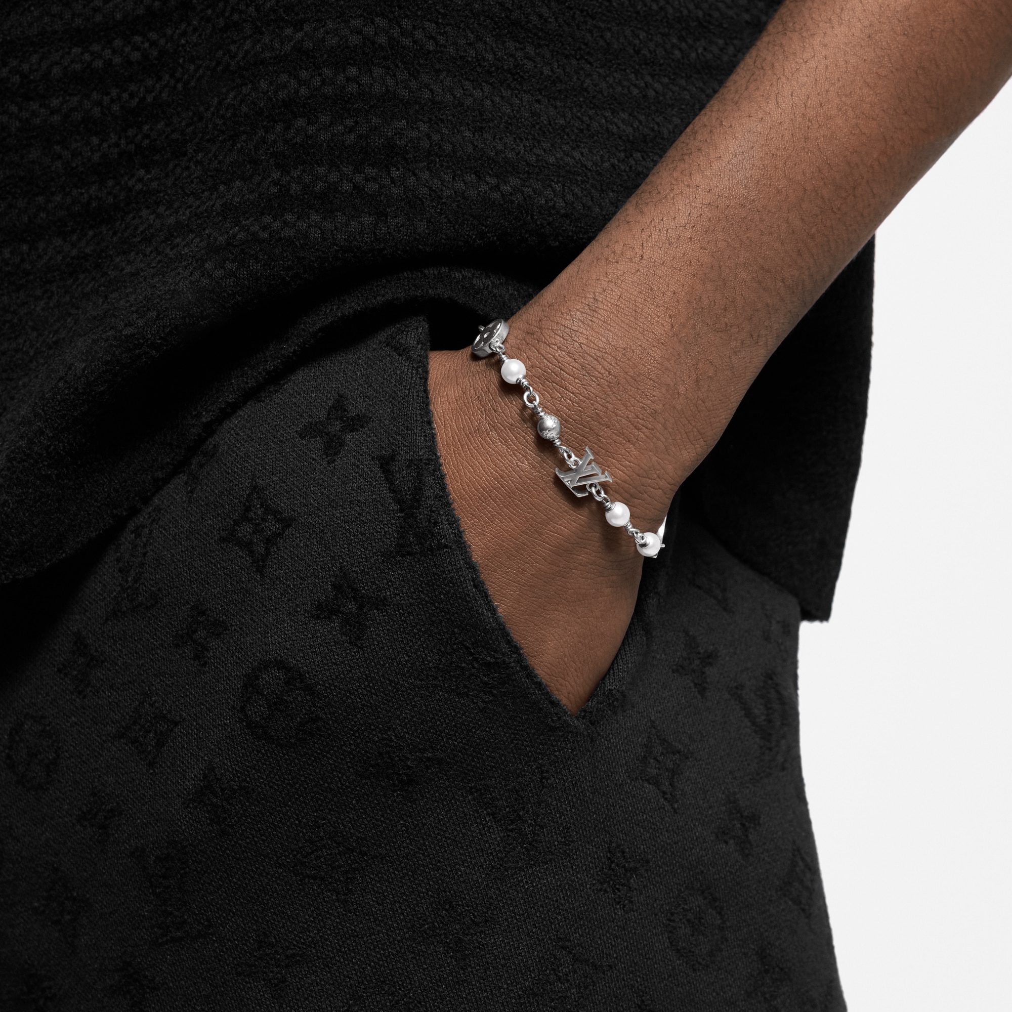 Pulsera LV Pearls S00 Hombre Joyería Pulseras | LOUIS VUITTON (Zoom de producto)
