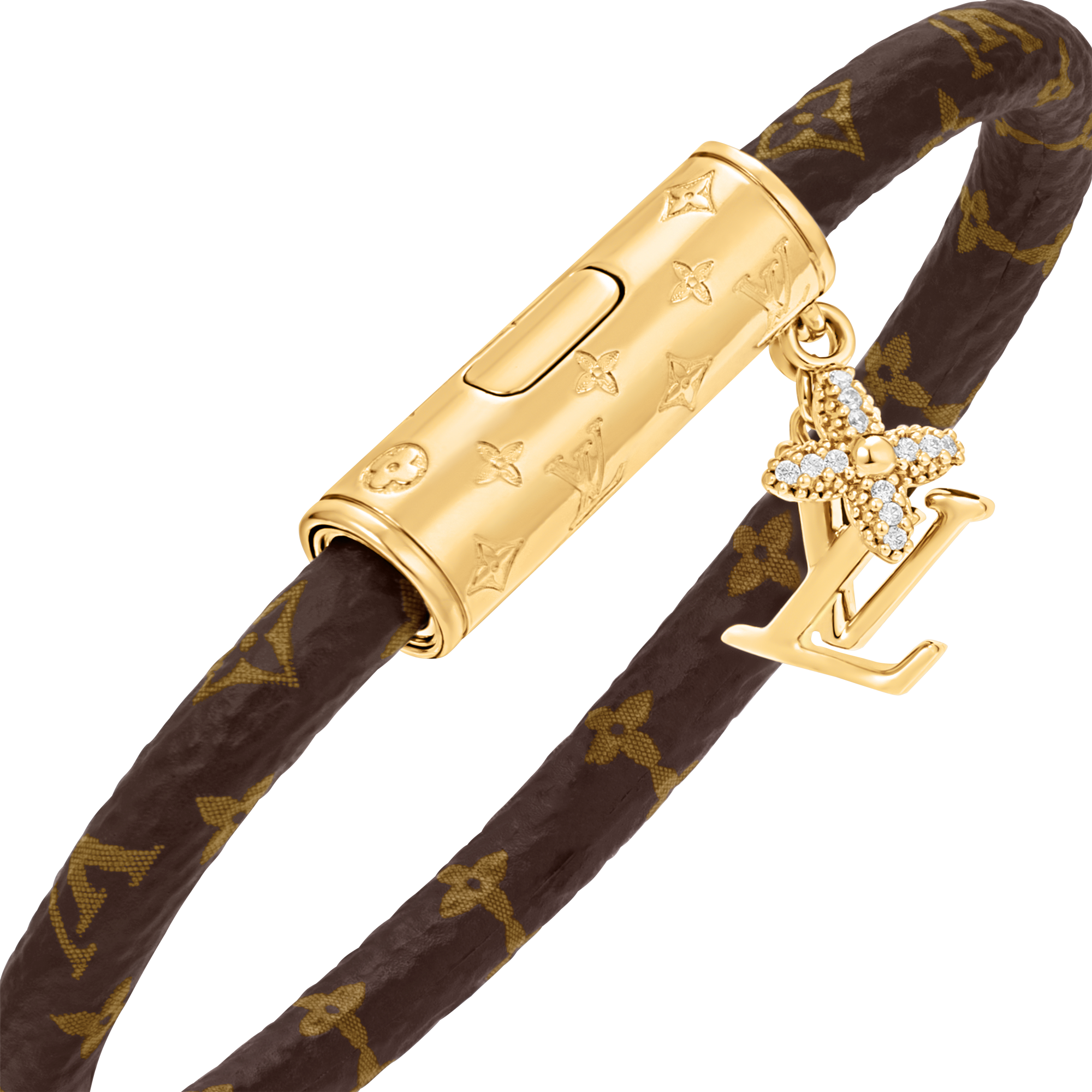 Pulsera LV Push Lona Monogram Mujer Bisutería Toda la bisutería | LOUIS VUITTON (Zoom de producto)