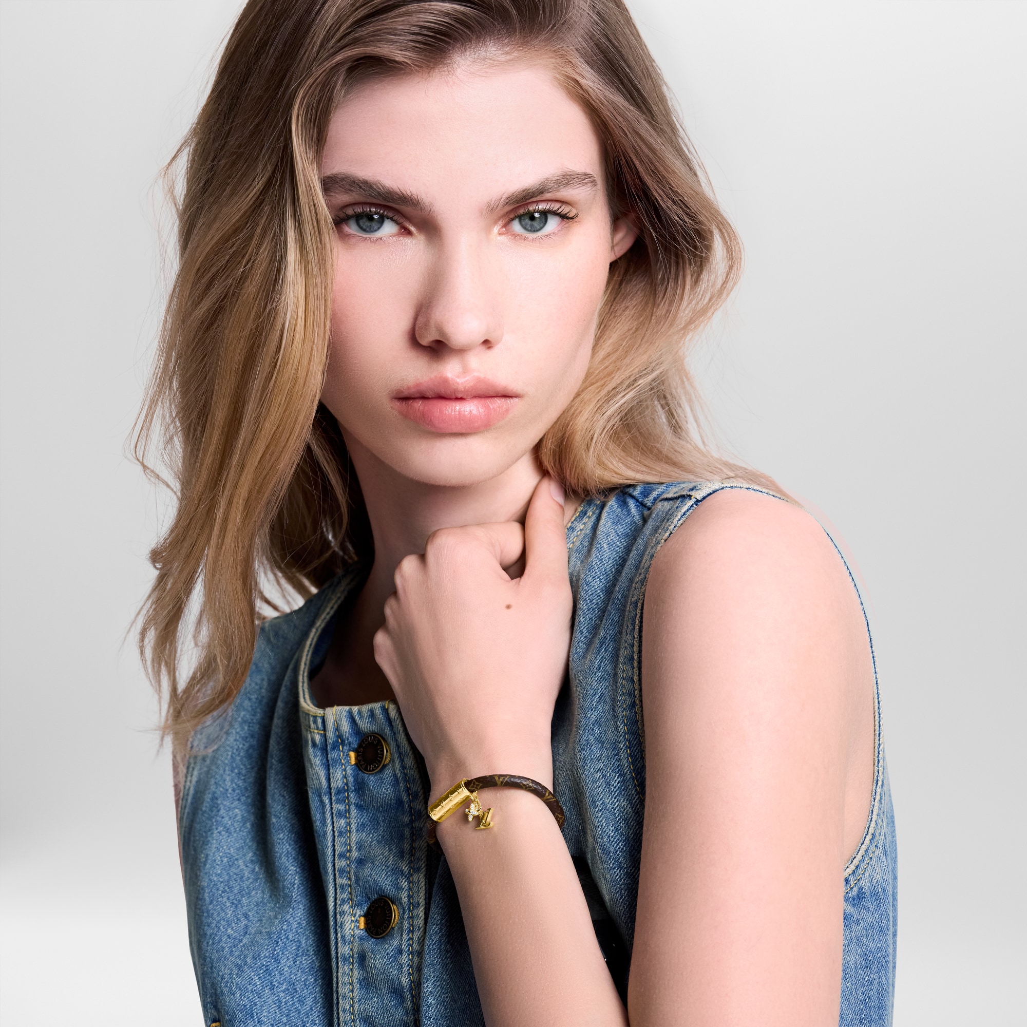 Pulsera LV Push Lona Monogram Mujer Bisutería Toda la bisutería | LOUIS VUITTON (Zoom de producto)