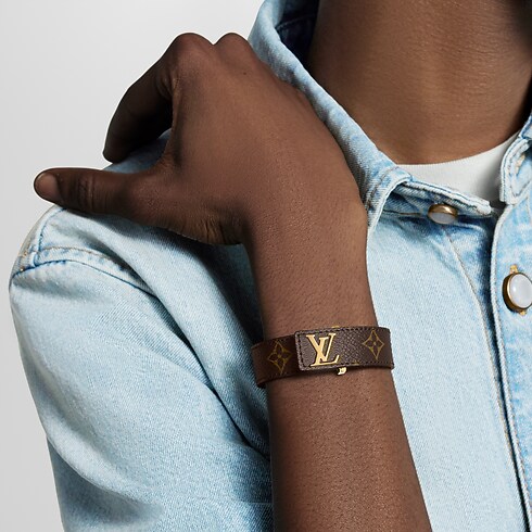 Pulsera LV Slim Lona Monogram Hombre Joyería Pulseras | LOUIS VUITTON (Zoom de producto)