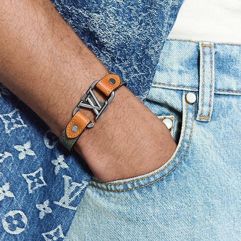 Pulsera LV Slim Dimension Monogram Surplus Hombre Joyería Pulseras | LOUIS VUITTON (Zoom de producto)