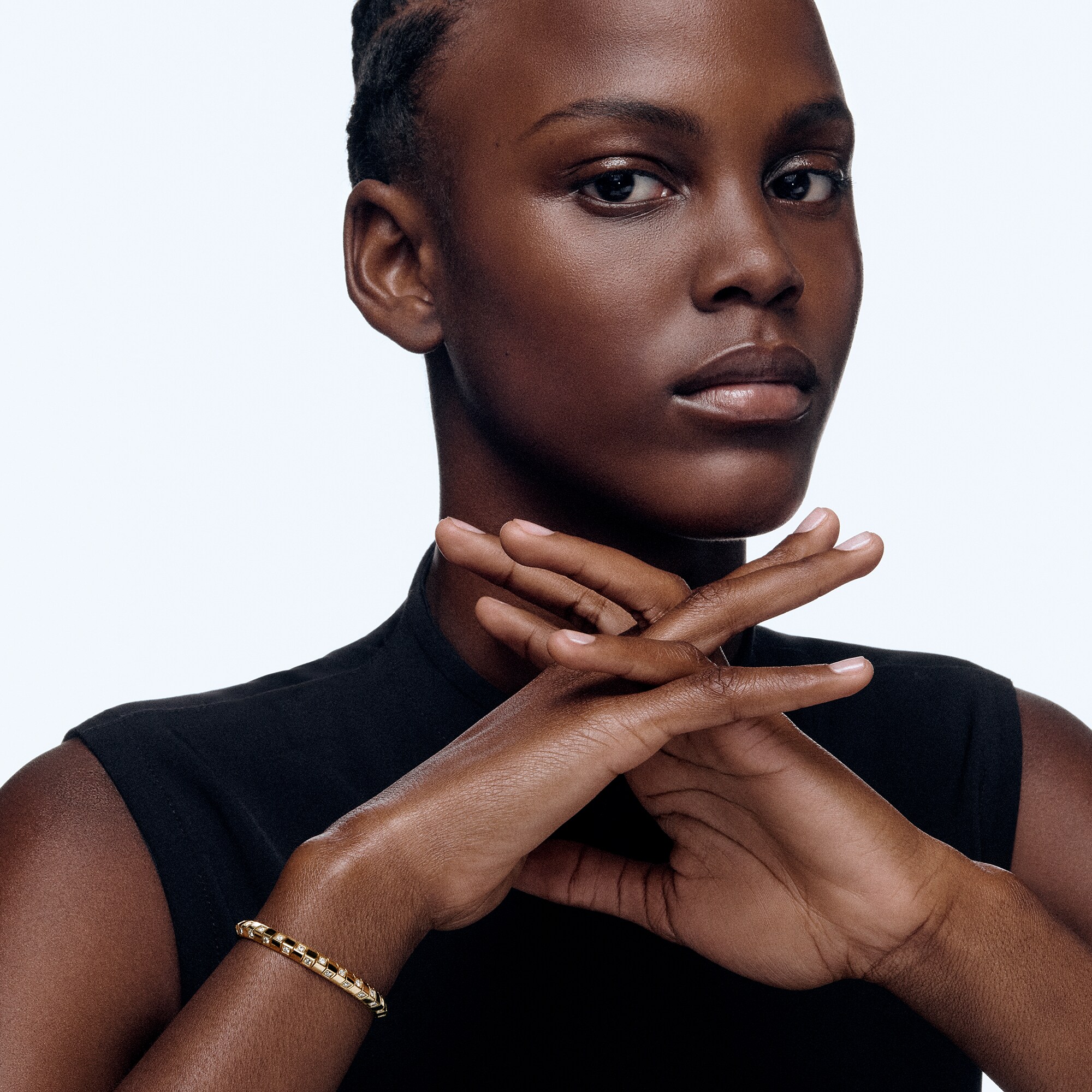 Pulsera mediana Le Damier de Louis Vuitton, de oro amarillo y diamantes  Joyería Categorías Pulseras | LOUIS VUITTON (Zoom de producto)