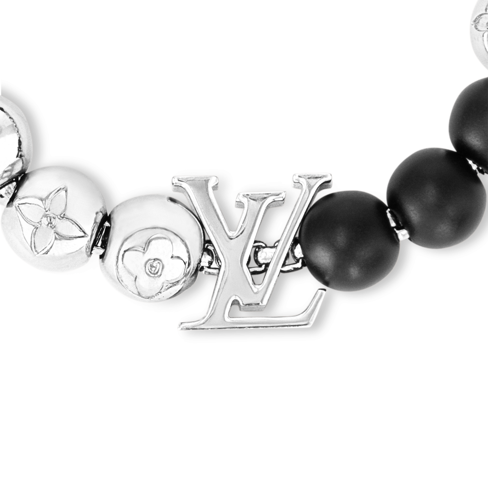 Pulsera Monogram Beads S00 Hombre Joyería Toda la bisutería | LOUIS VUITTON (Zoom de producto)