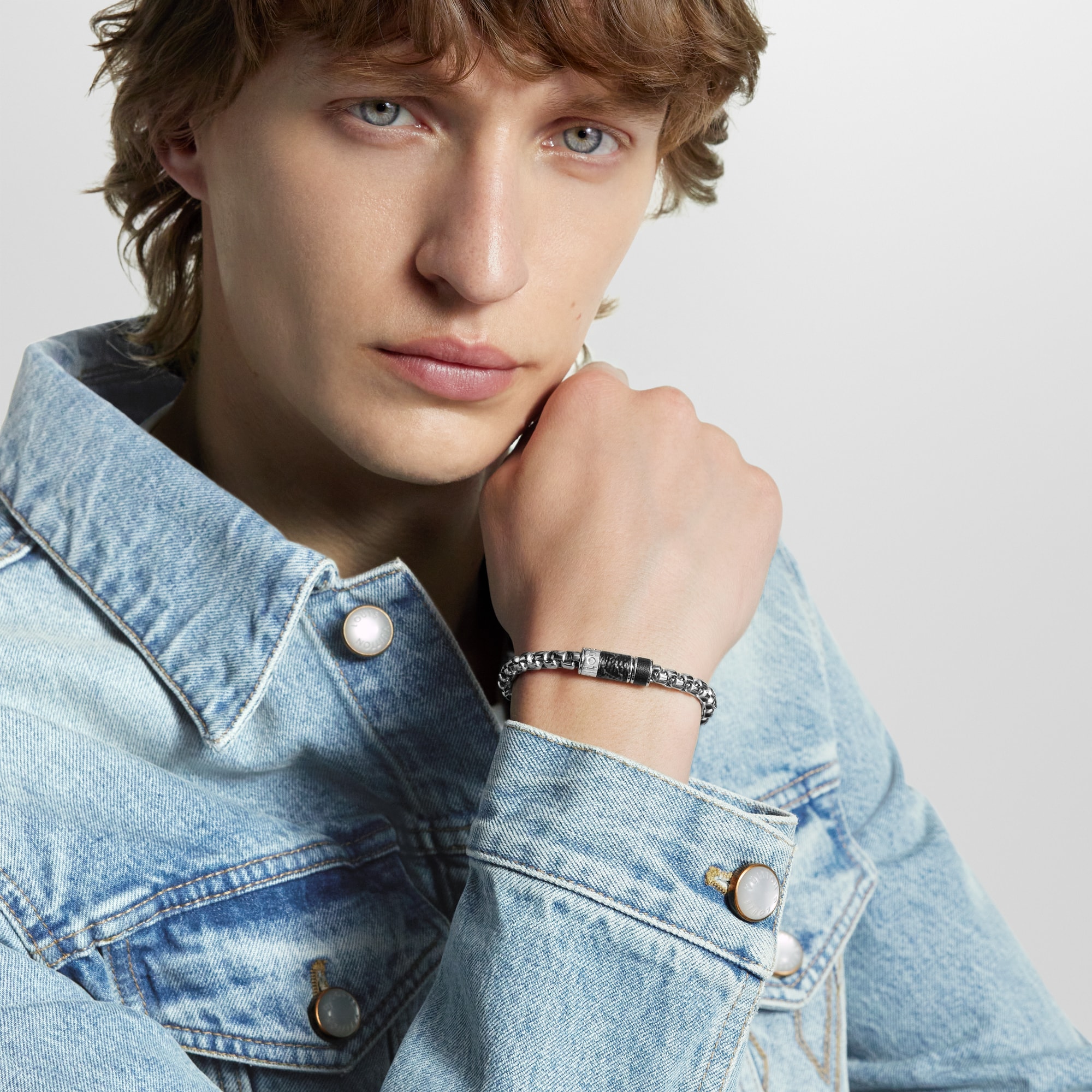 Pulsera Monogram Chain S00 Hombre Joyería Pulseras | LOUIS VUITTON (Zoom de producto)