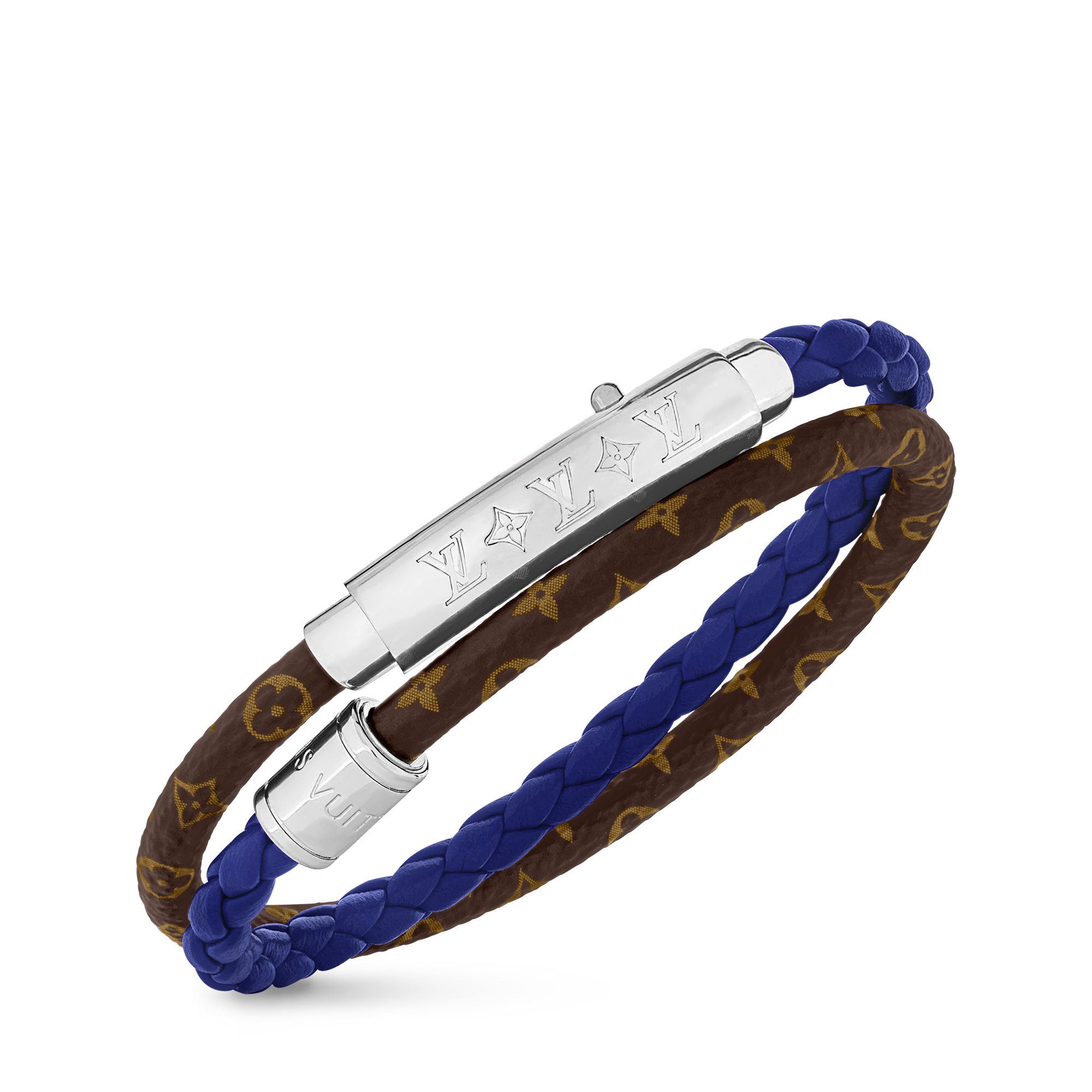 Pulsera Monogram Double Spin Lona Monogram Hombre Joyería Pulseras | LOUIS VUITTON (Zoom de producto)