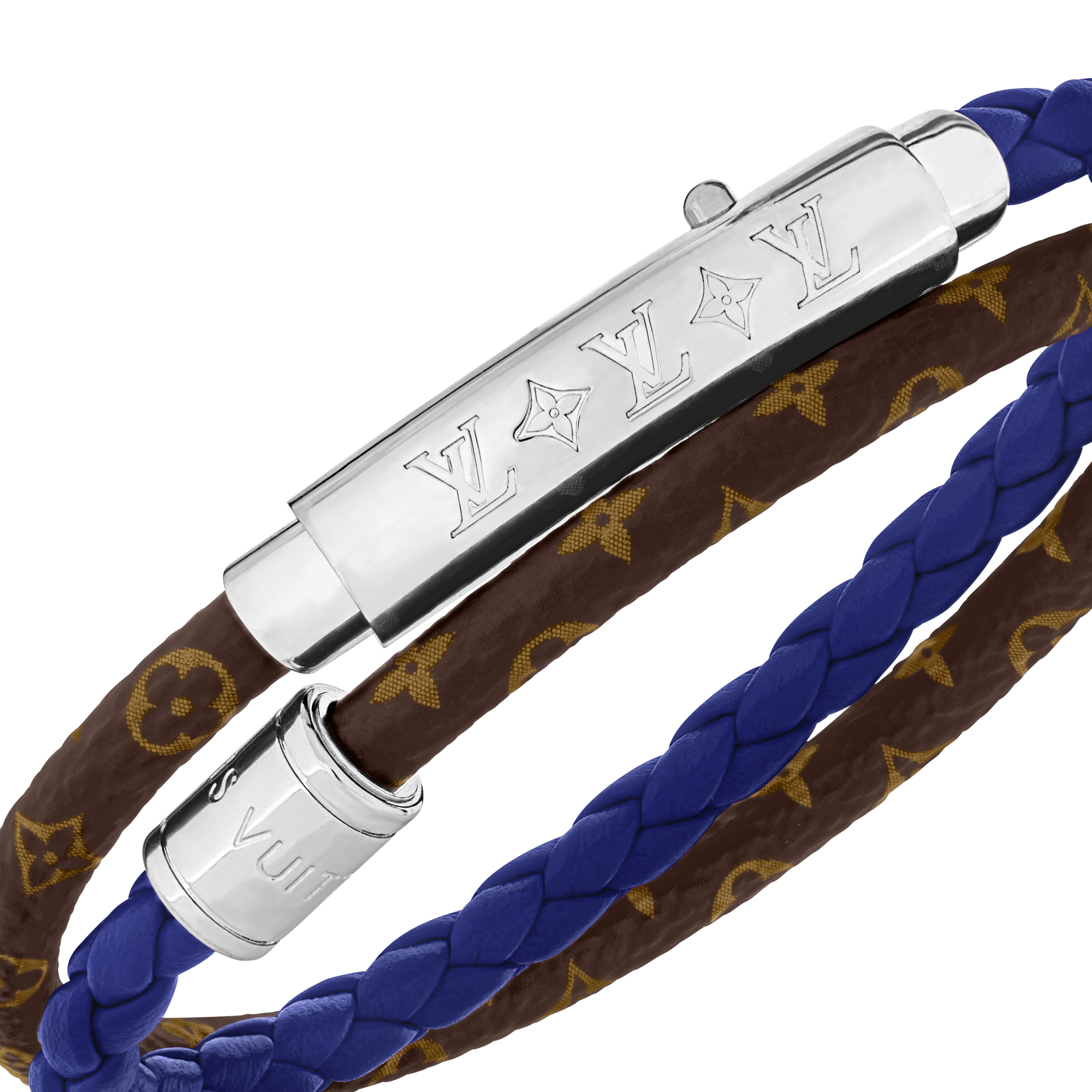 Pulsera Monogram Double Spin Lona Monogram Hombre Joyería Pulseras | LOUIS VUITTON (Zoom de producto)