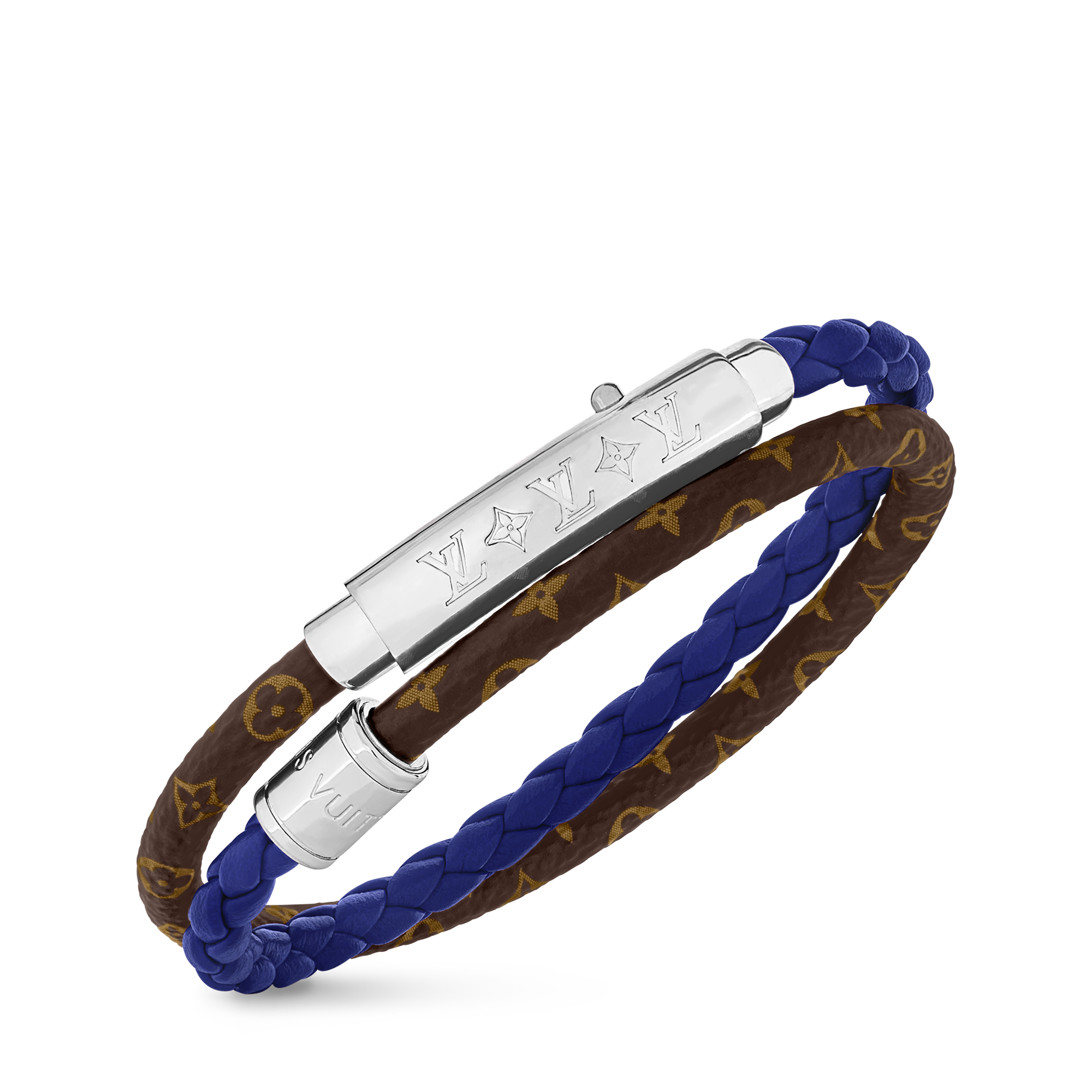 Pulsera Monogram Double Spin Lona Monogram Hombre Joyería Pulseras | LOUIS VUITTON (Zoom de producto)