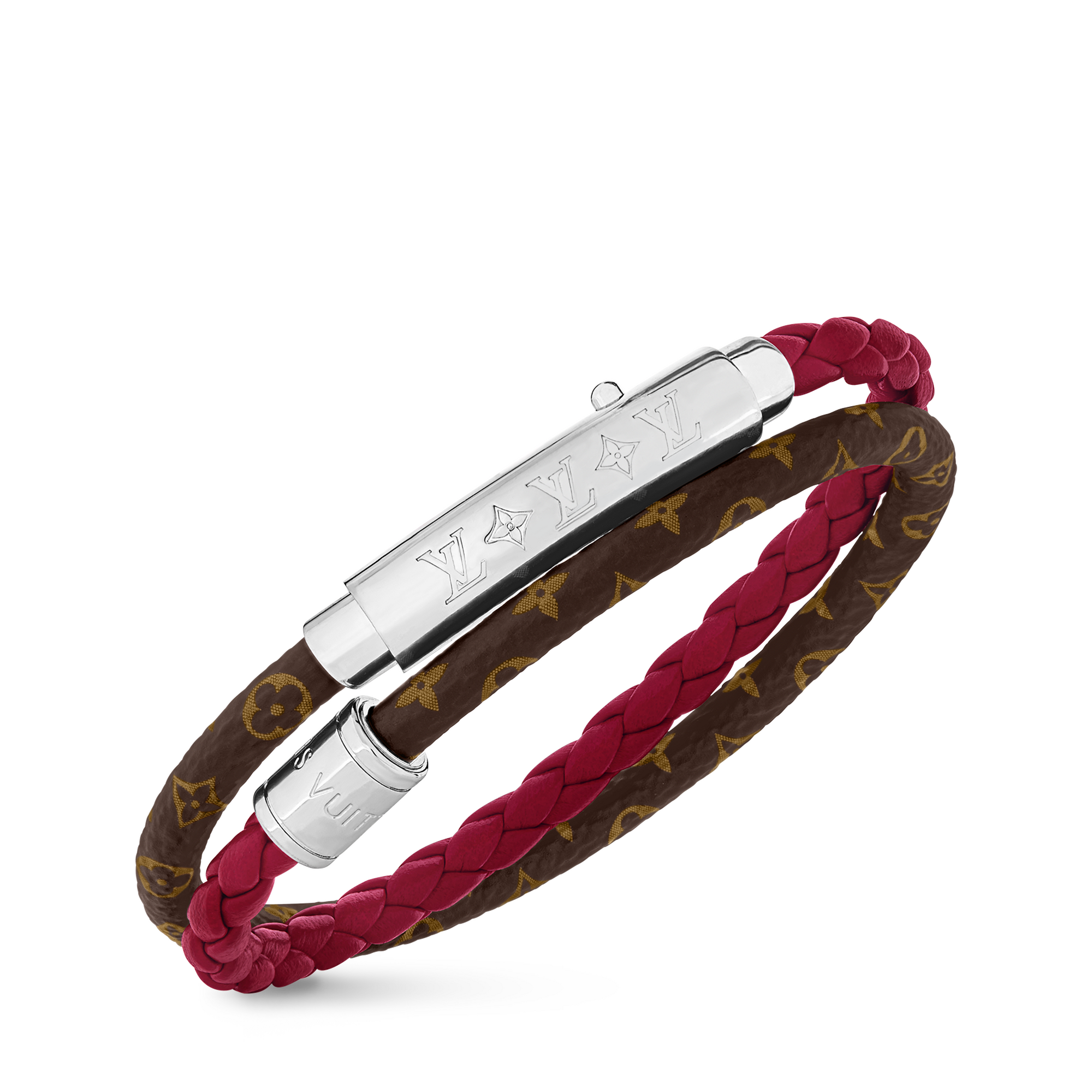 Pulsera Monogram Double Spin Lona Monogram Hombre Joyería Pulseras | LOUIS VUITTON (Zoom de producto)
