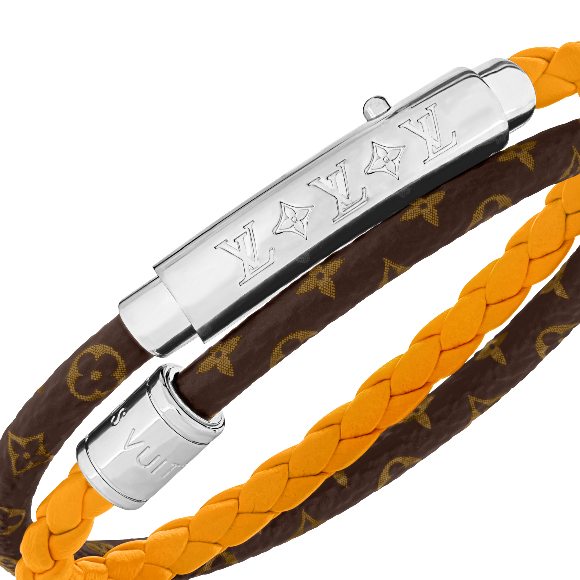 Pulsera Monogram Double Spin Lona Monogram Hombre Joyería Pulseras | LOUIS VUITTON (Zoom de producto)