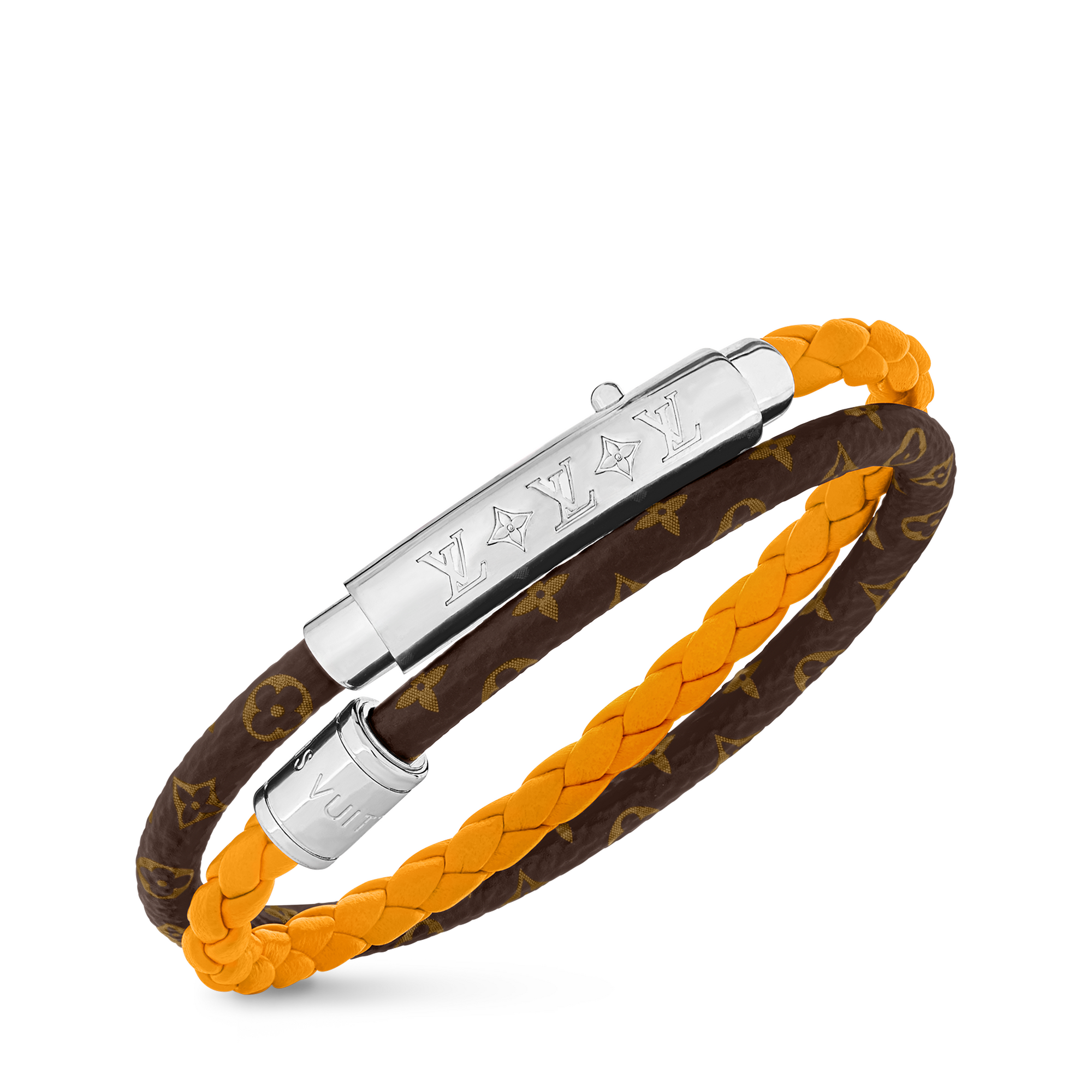 Pulsera Monogram Double Spin Lona Monogram Hombre Joyería Pulseras | LOUIS VUITTON (Zoom de producto)