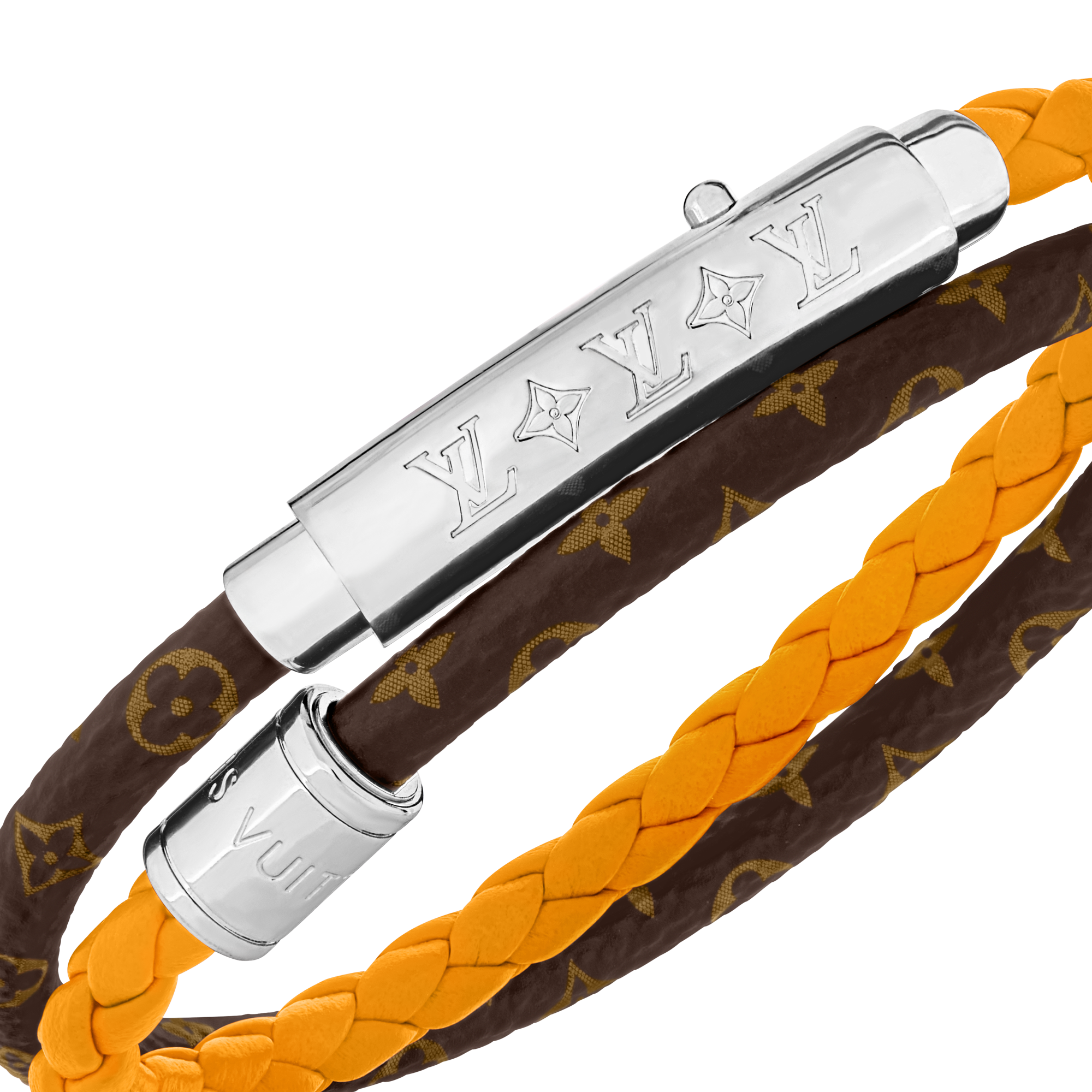 Pulsera Monogram Double Spin Lona Monogram Hombre Joyería Pulseras | LOUIS VUITTON (Zoom de producto)