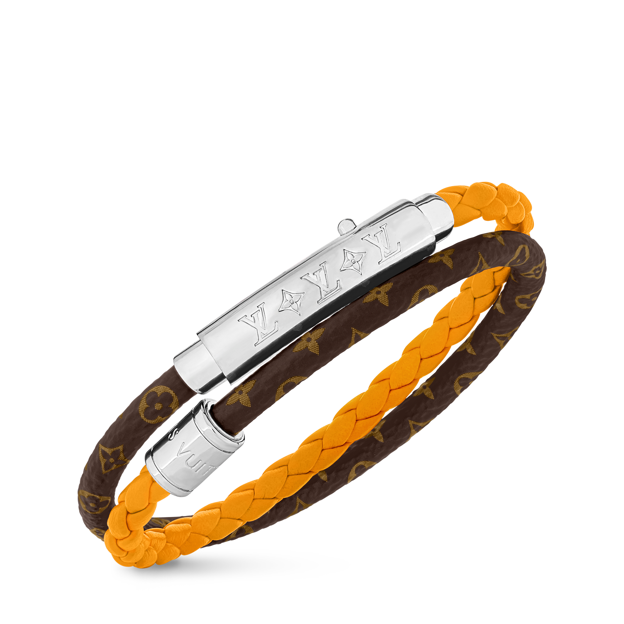 Pulsera Monogram Double Spin Lona Monogram Hombre Joyería Pulseras | LOUIS VUITTON (Zoom de producto)
