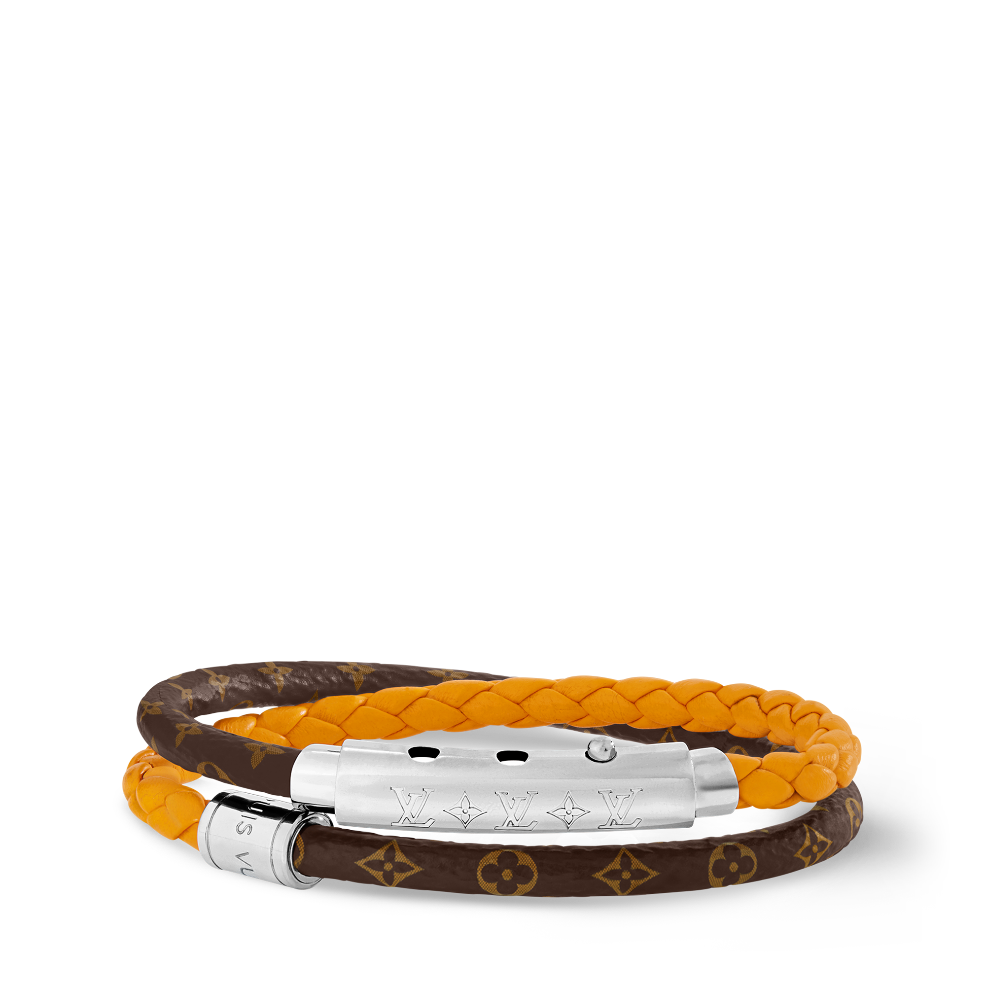 Pulsera Monogram Double Spin Lona Monogram Hombre Joyería Pulseras | LOUIS VUITTON (Zoom de producto)